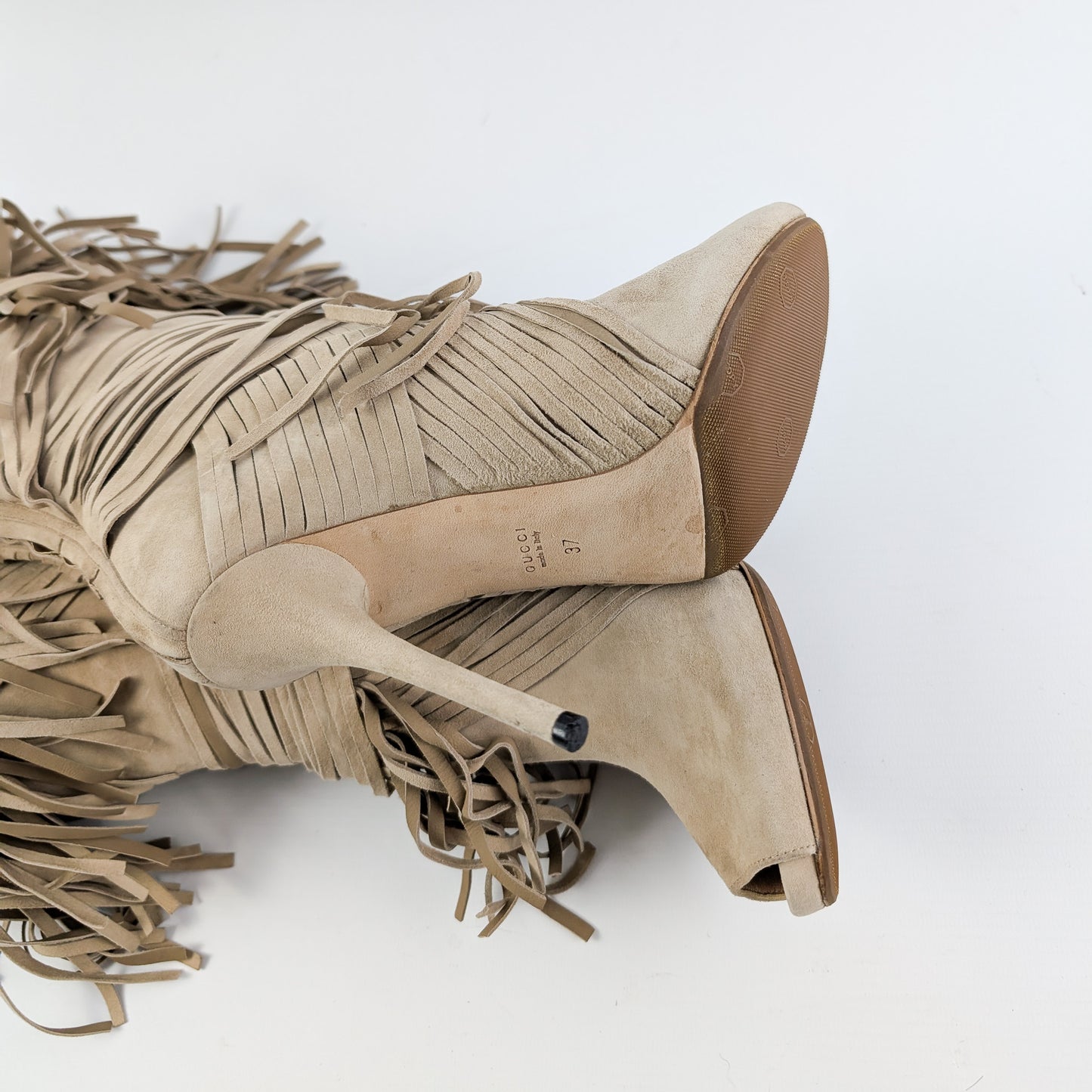 Gucci fringe boots - EU37|UK4|US6