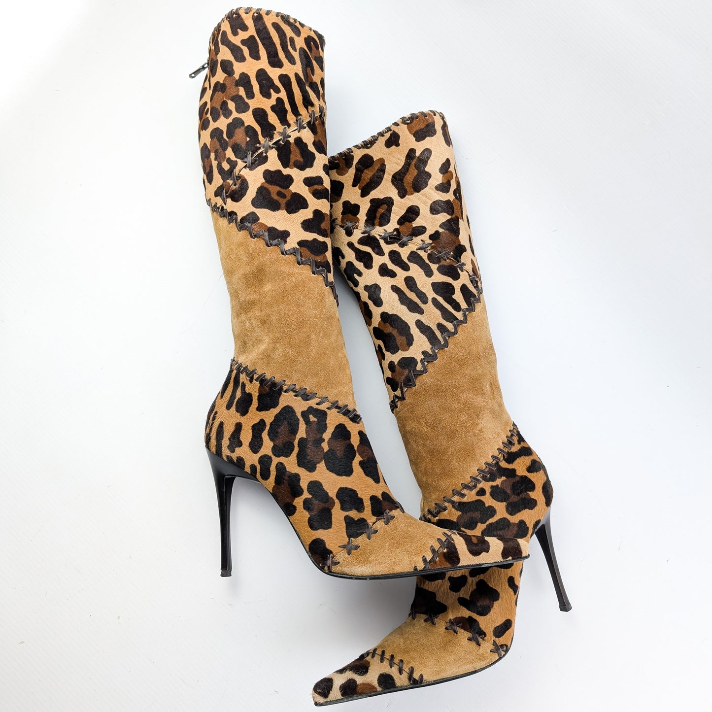 Casadei leopard boots - EU38|UK5|US7