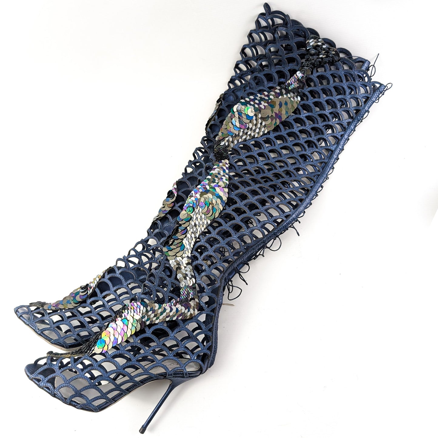 Sergio Rossi Cage Sandals - EU39|UK6|US8