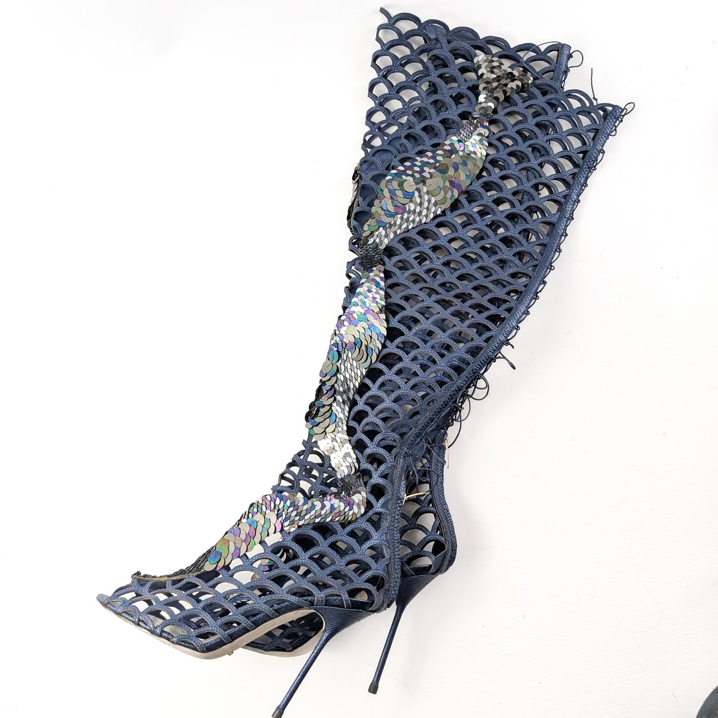 Sergio Rossi Cage Sandals - EU39|UK6|US8