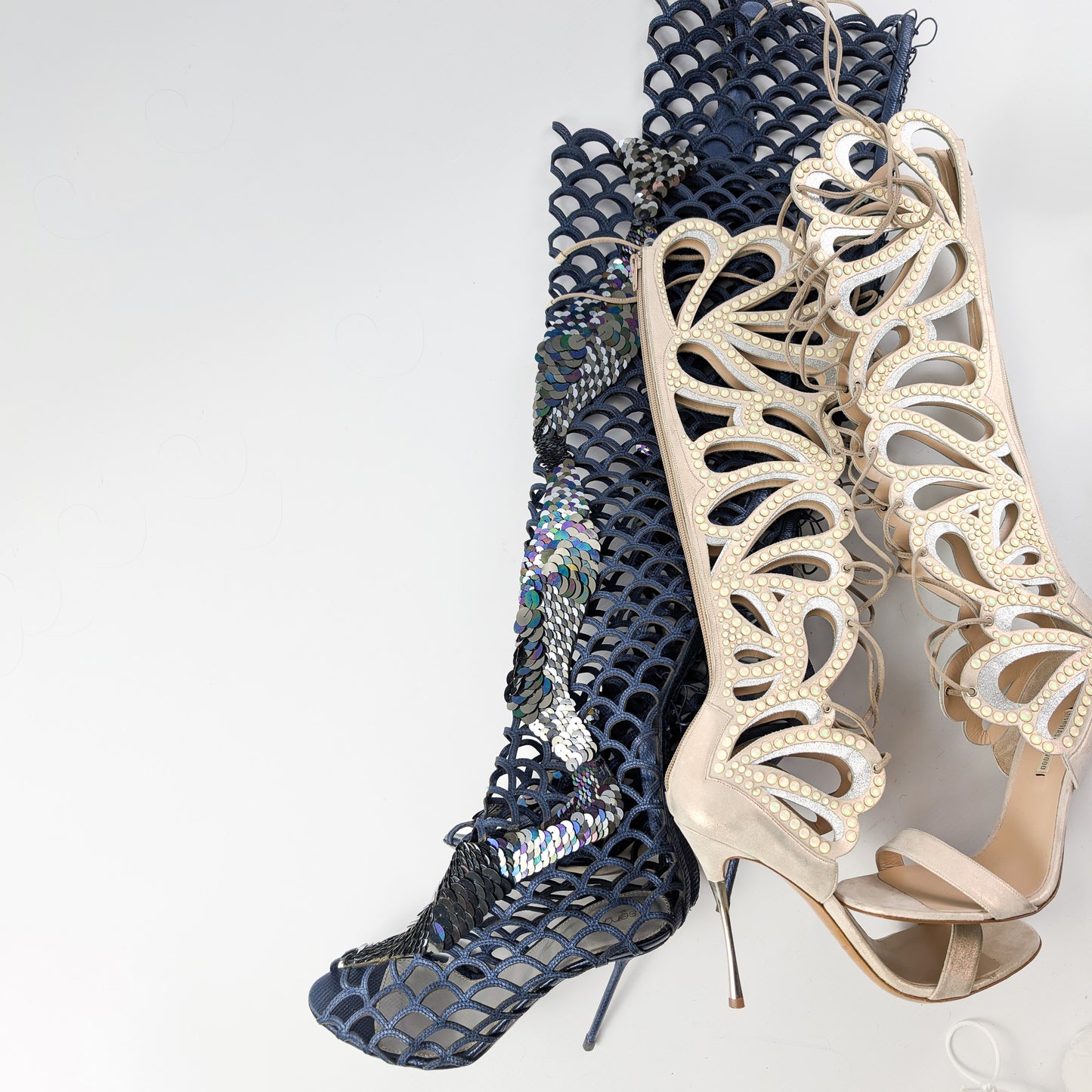 Sergio Rossi Cage Sandals - EU39|UK6|US8