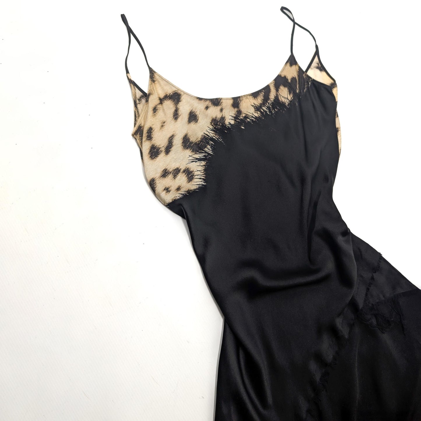 Leopard silk dress F/W 2001