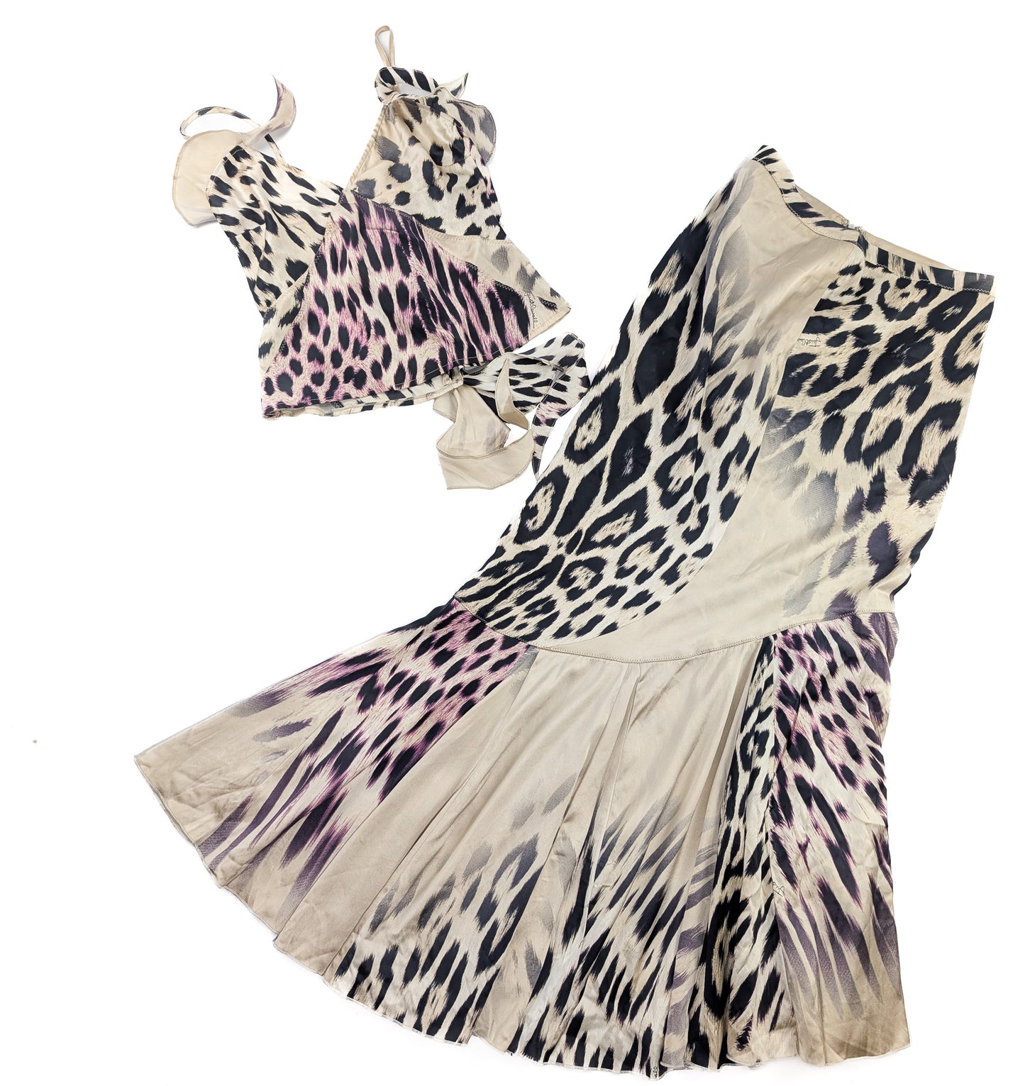 Roberto Cavalli top and skirt set - M