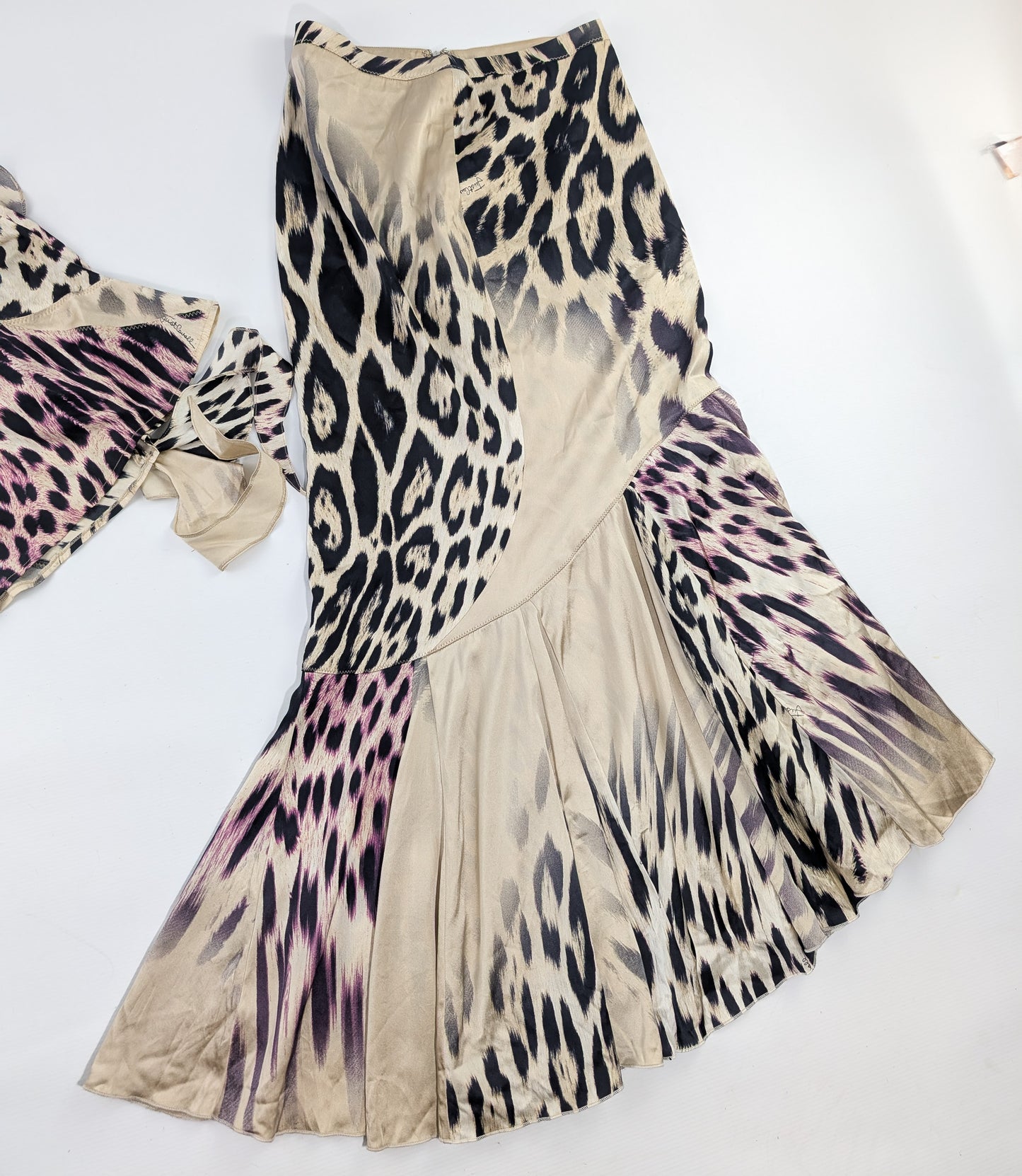 Roberto Cavalli top and skirt set - M