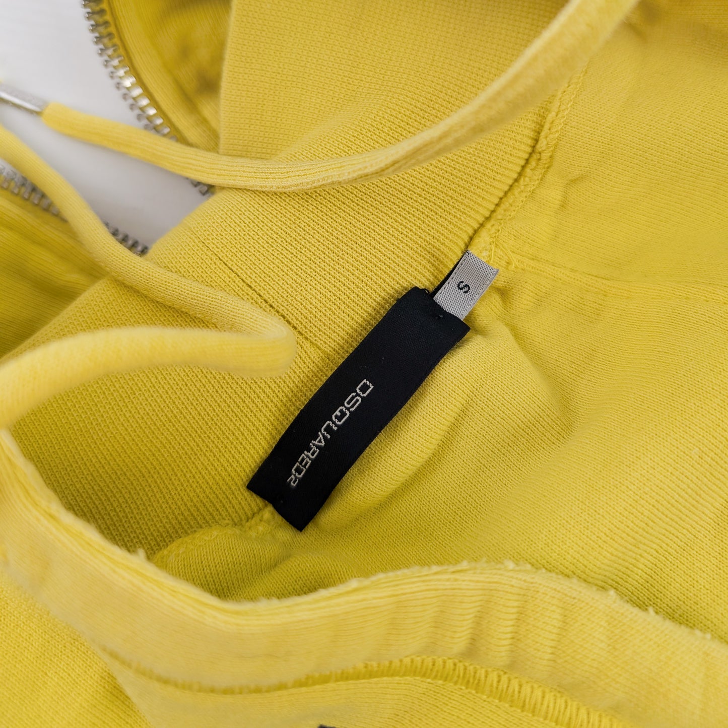 Robe capuche dos nu Dsquared2 jaune