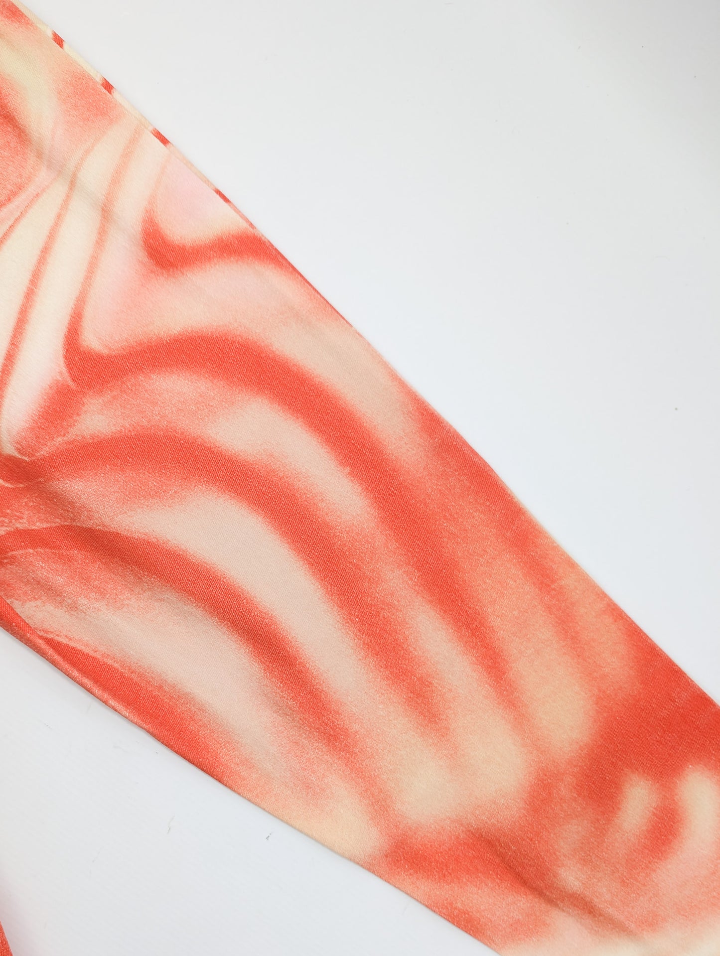 Roberto Cavalli Orange Abstract Print Capri Pants - M/L