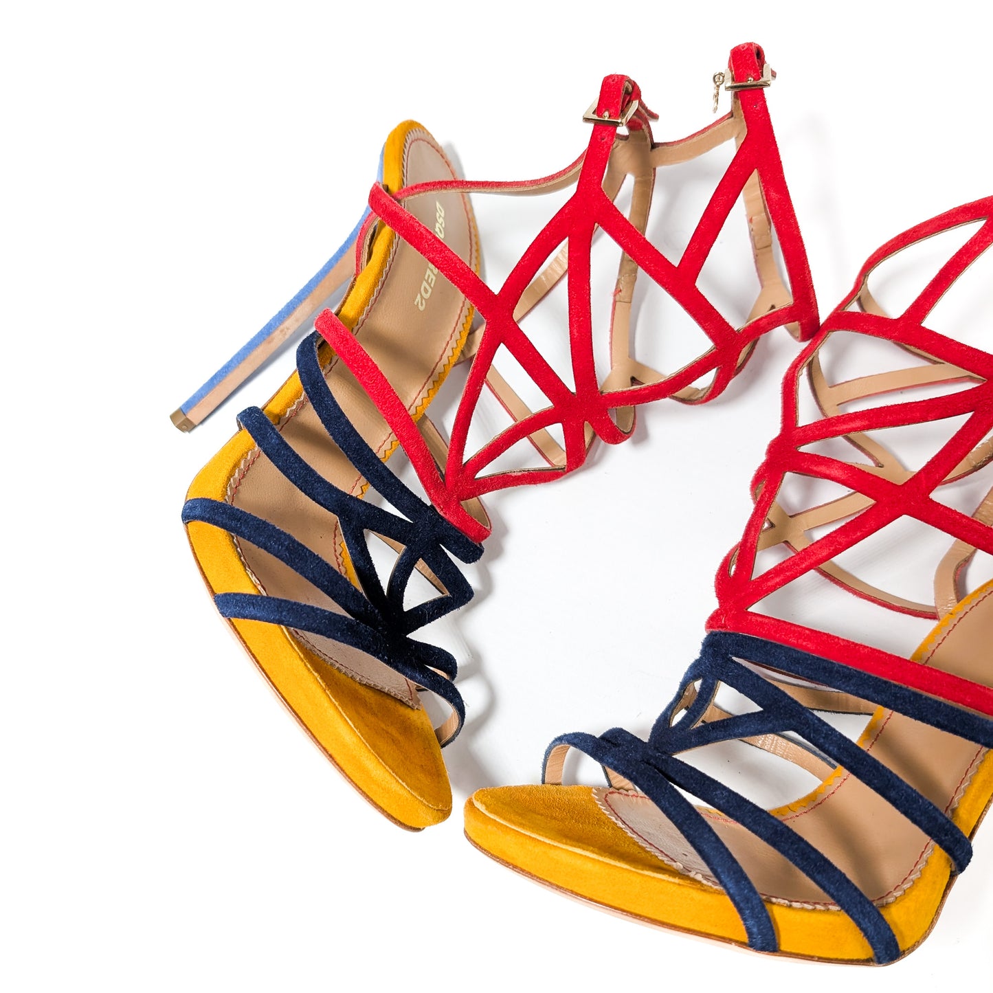 Dsquared2 Multicolor Sandals - EU40|7UK|9US