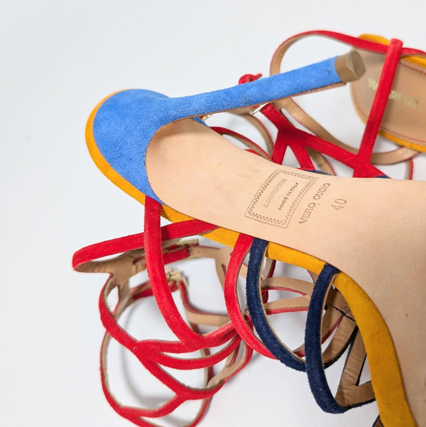 Dsquared2 Multicolor Sandals - EU40|7UK|9US