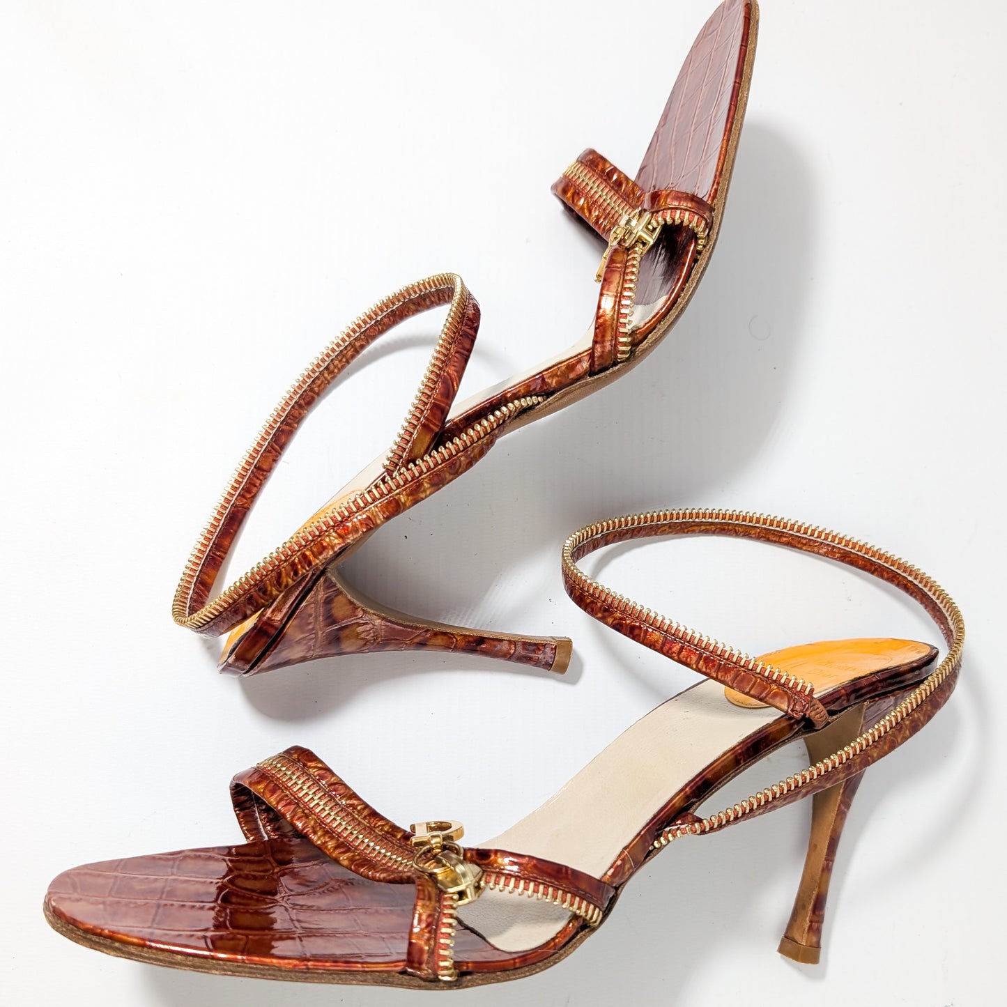 Dior by Galliiano python sandals - EU40|7UK|9US