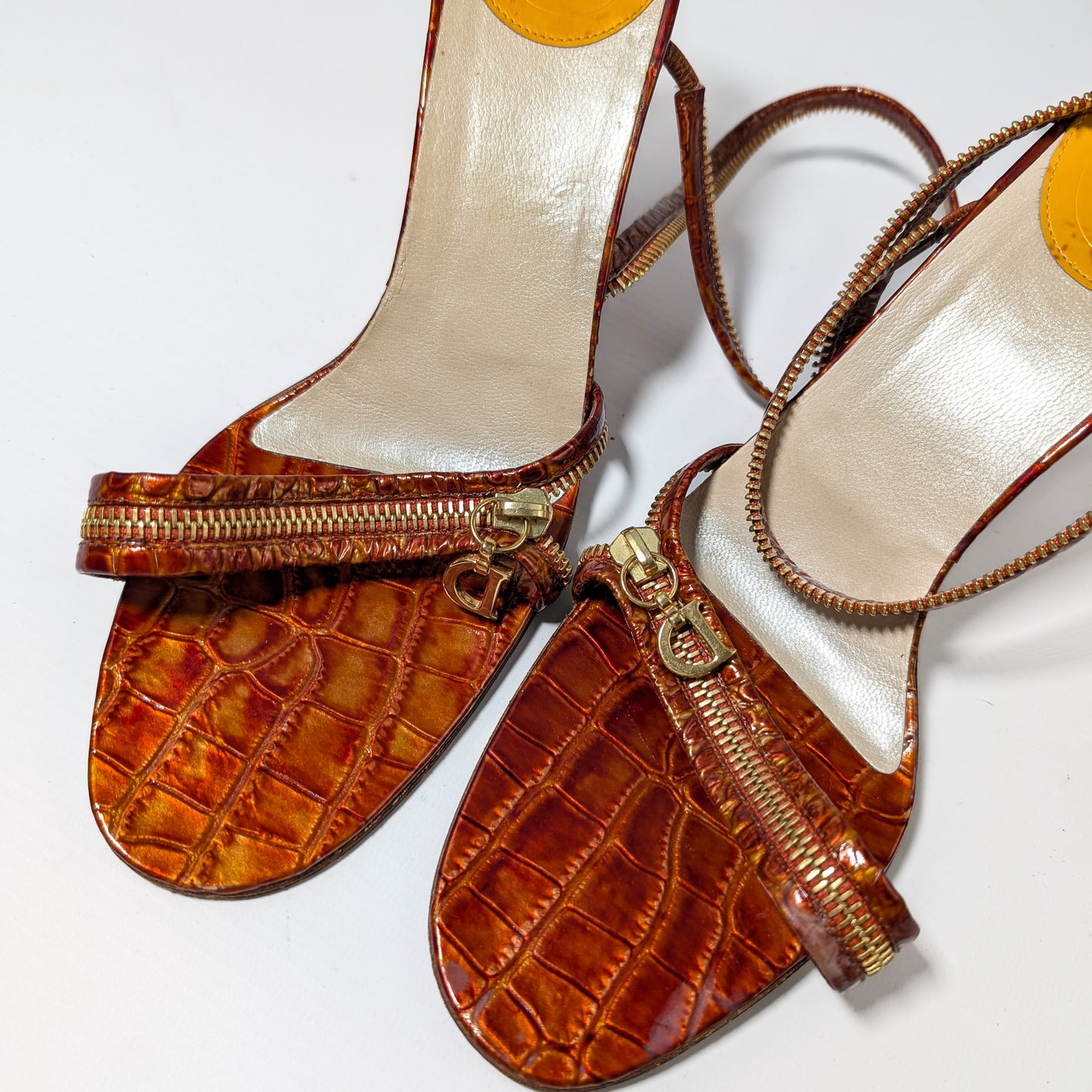 Dior by Galliiano python sandals - EU40|7UK|9US