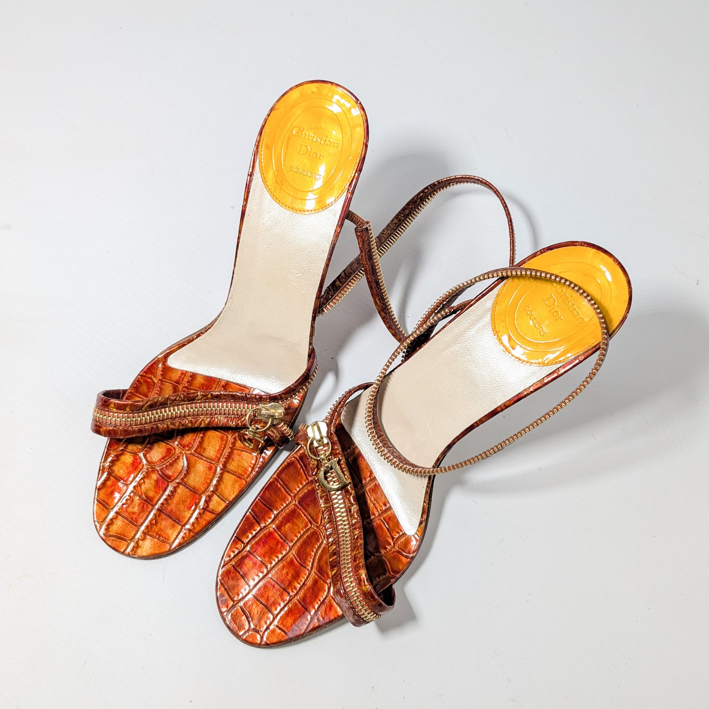 Dior by Galliiano python sandals - EU40|7UK|9US