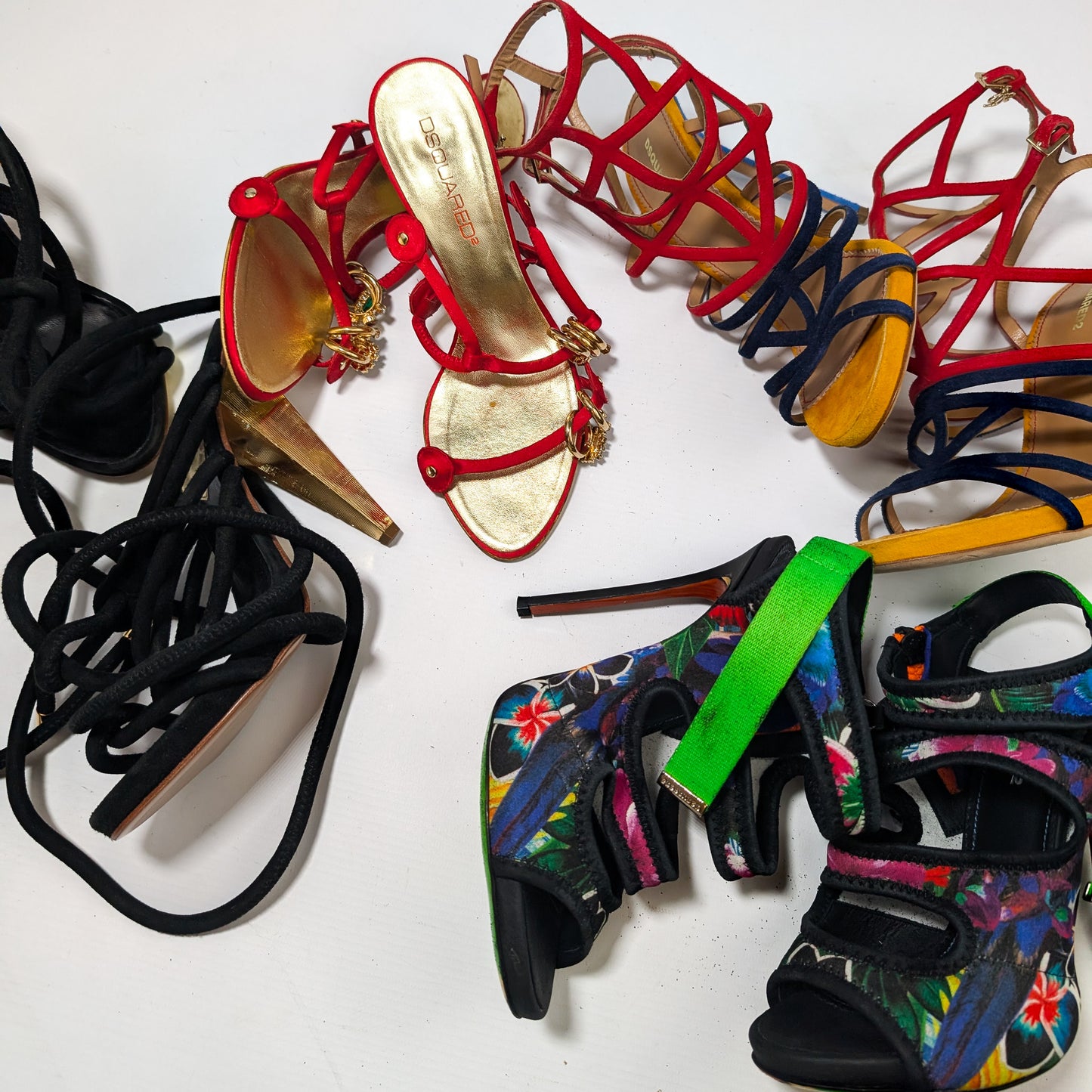 Dsquared2 Tie Sandals - EU38.5|UK5.5|US7.5