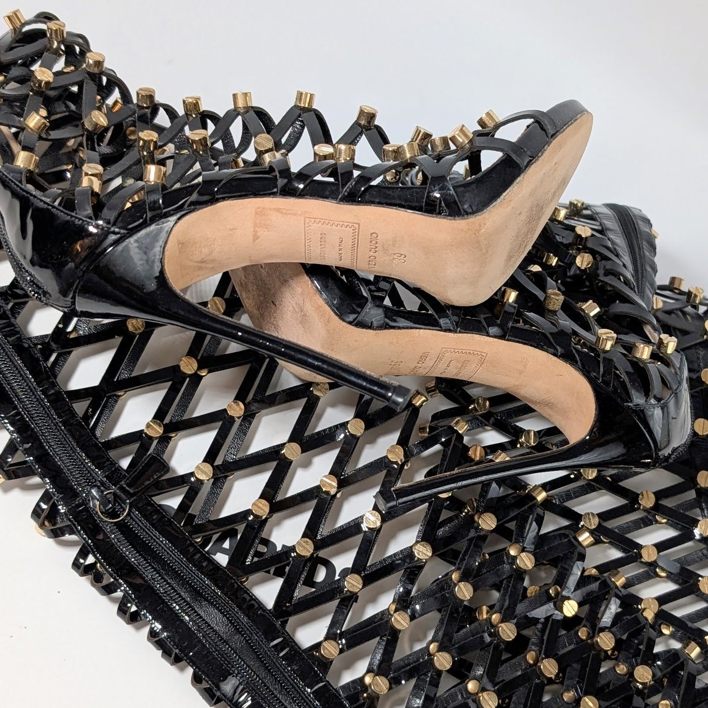 Dsquared2 “Xenia” Cage Sandals - EU39|6UK|8US