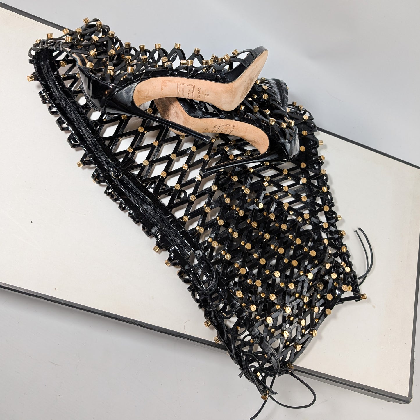 Dsquared2 “Xenia” Cage Sandals - EU39|6UK|8US