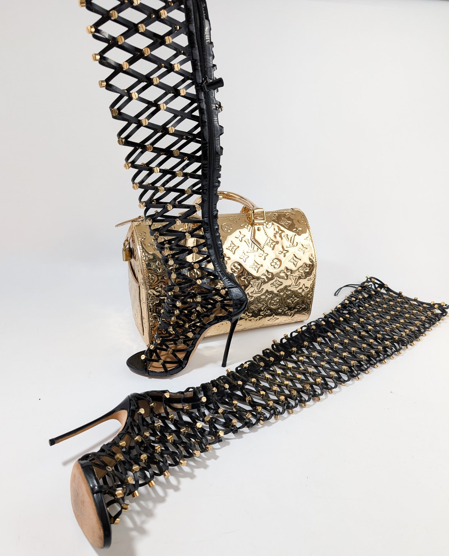 Dsquared2 “Xenia” Cage Sandals - EU39|6UK|8US