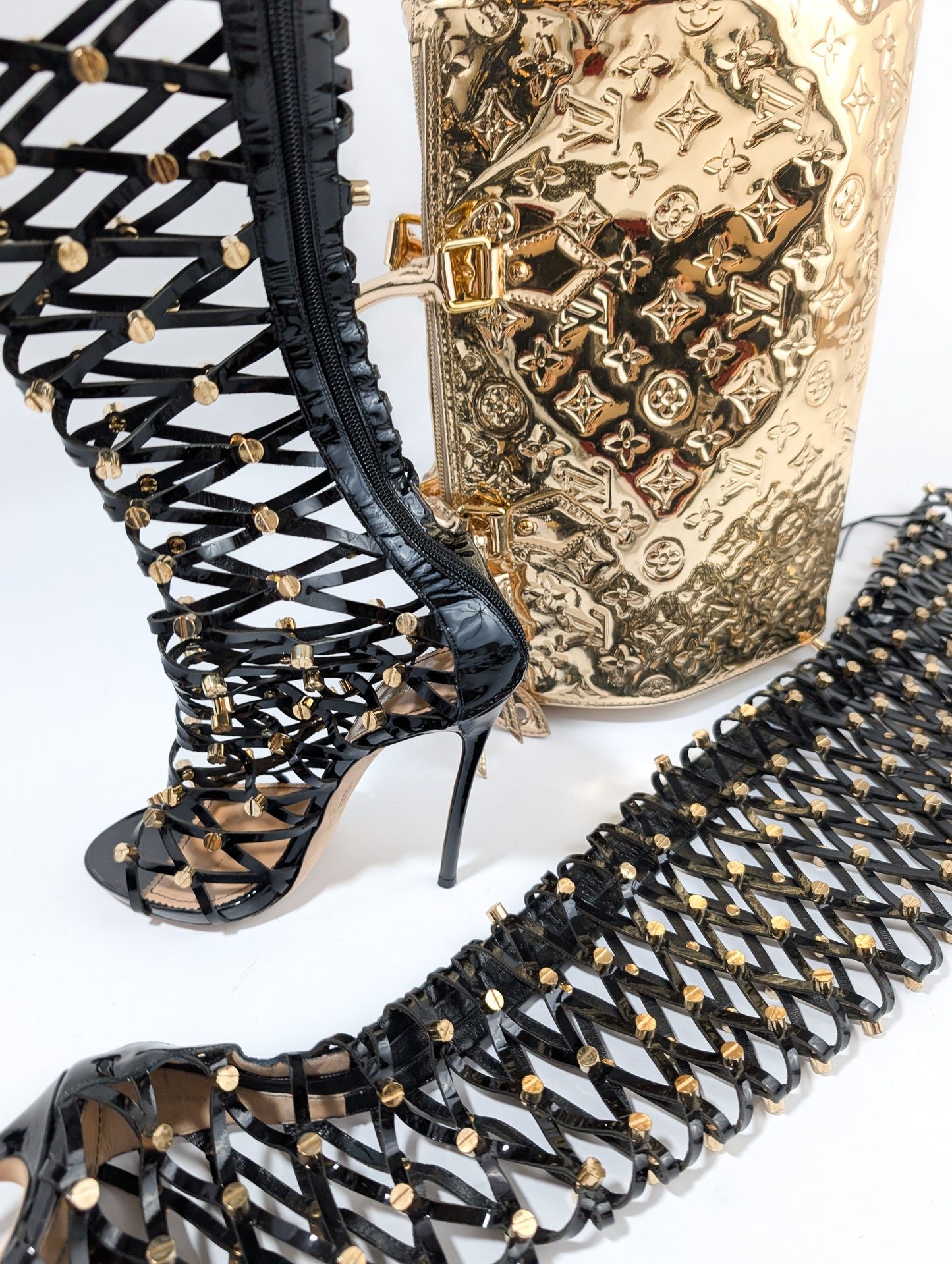 Dsquared2 “Xenia” Cage Sandals - EU39|6UK|8US