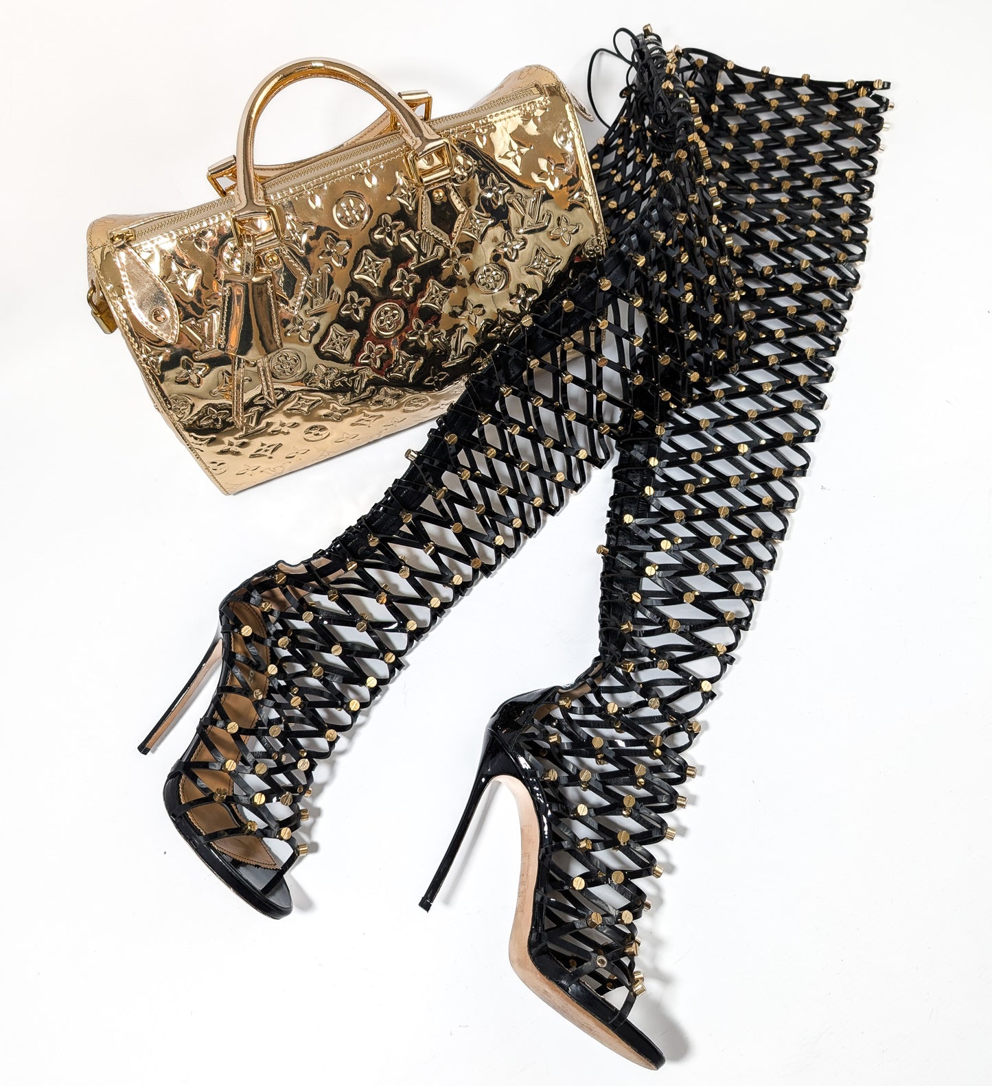 Dsquared2 “Xenia” Cage Sandals - EU39|6UK|8US