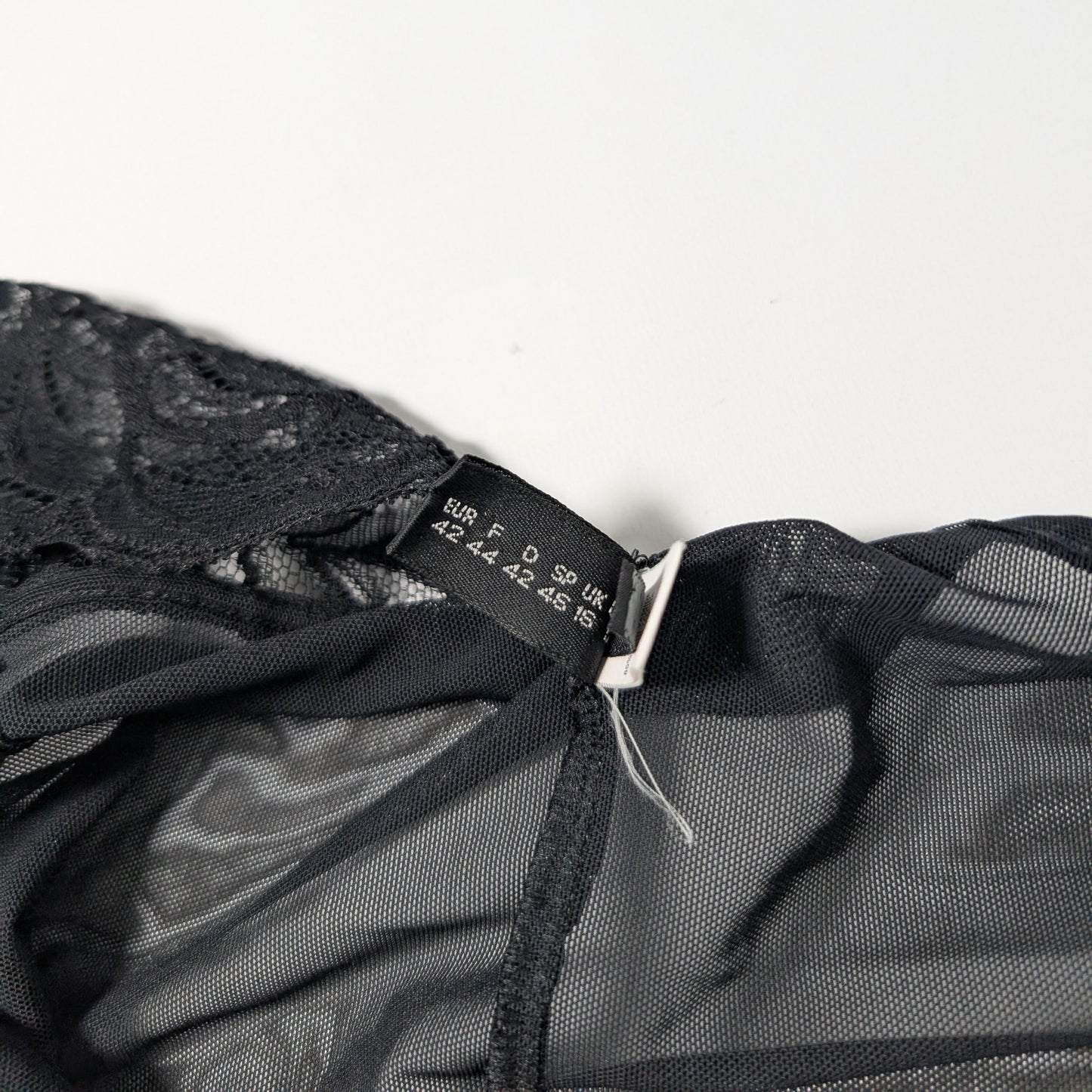 La Perla asymmetrical mesh dress