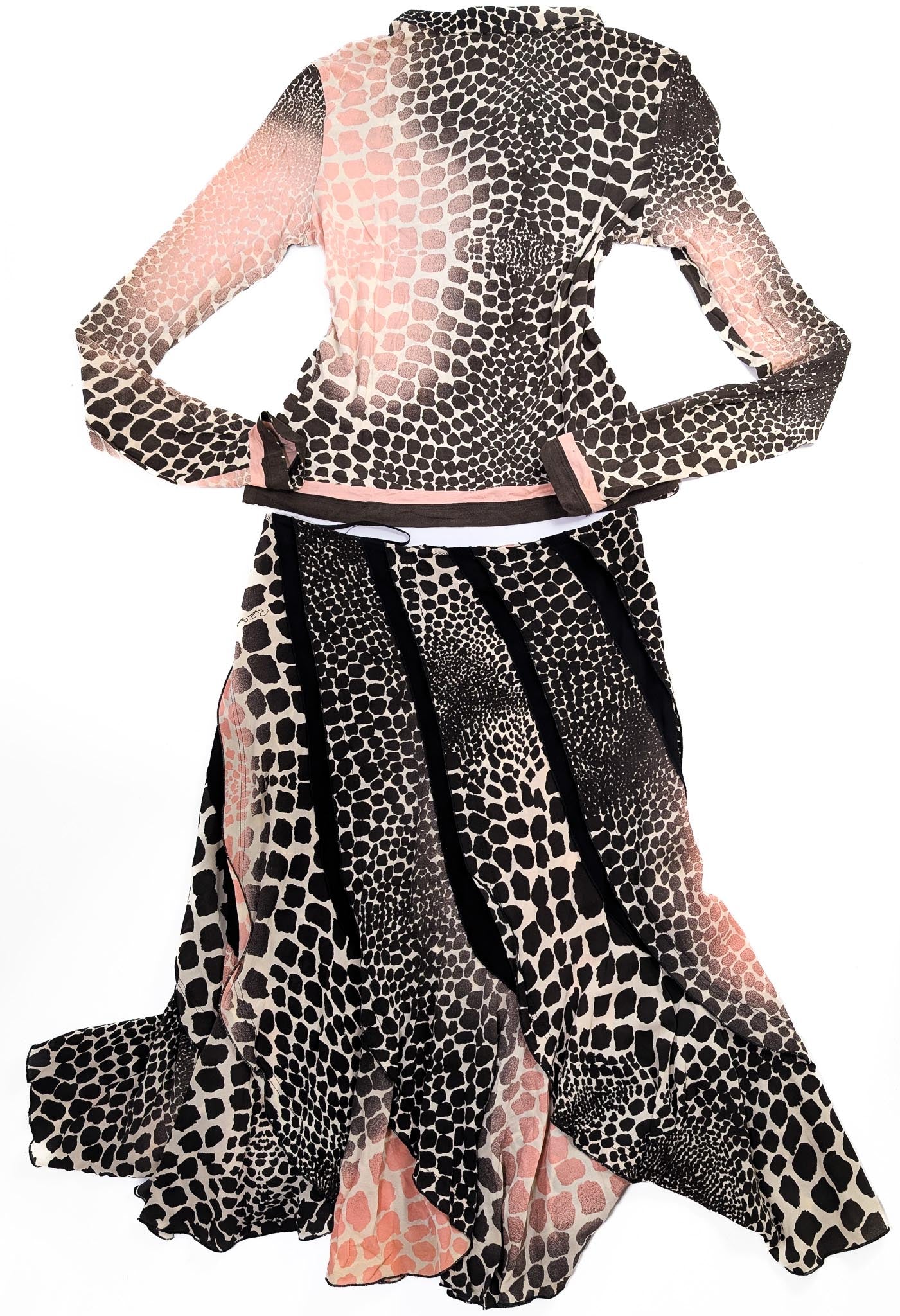 Roberto Cavalli silk ensemble - S/S 2004