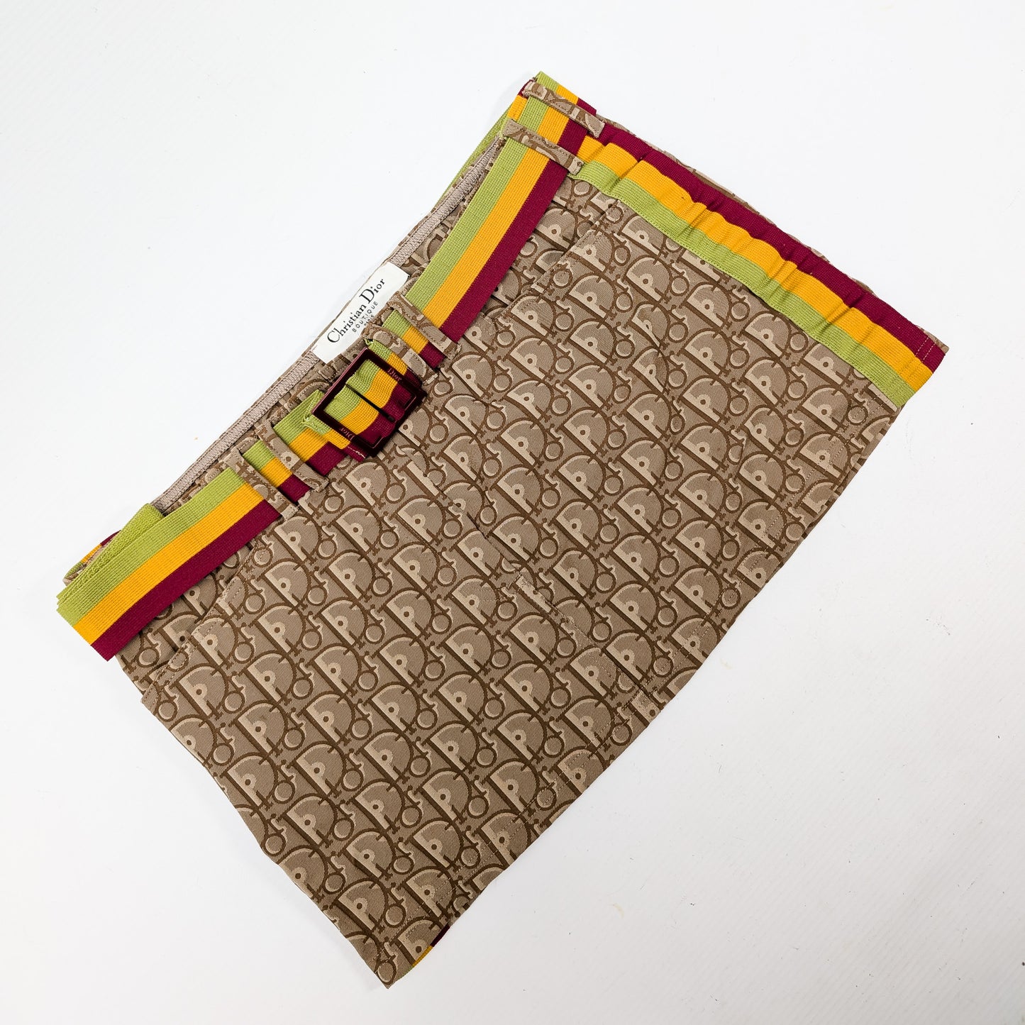 Dior monogram Rasta short skirt by John Galliano S/S2004