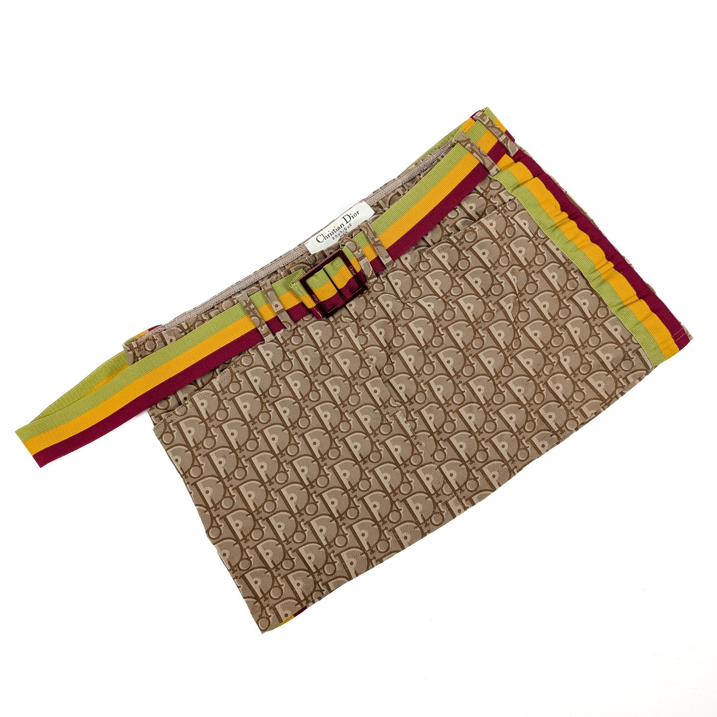 Dior monogram Rasta short skirt by John Galliano S/S2004