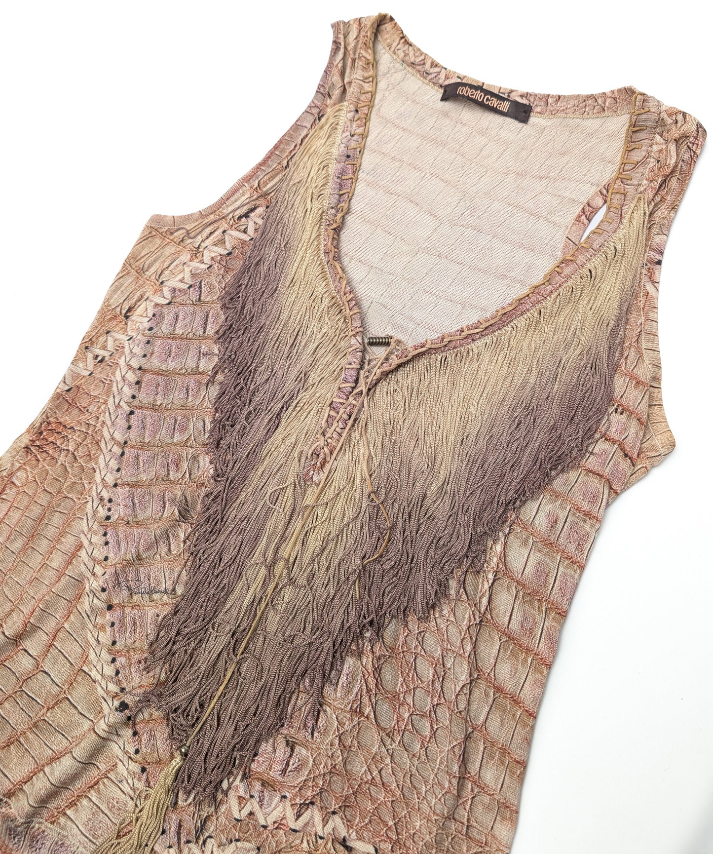 Fringe top Roberto Cavalli S/S 2011