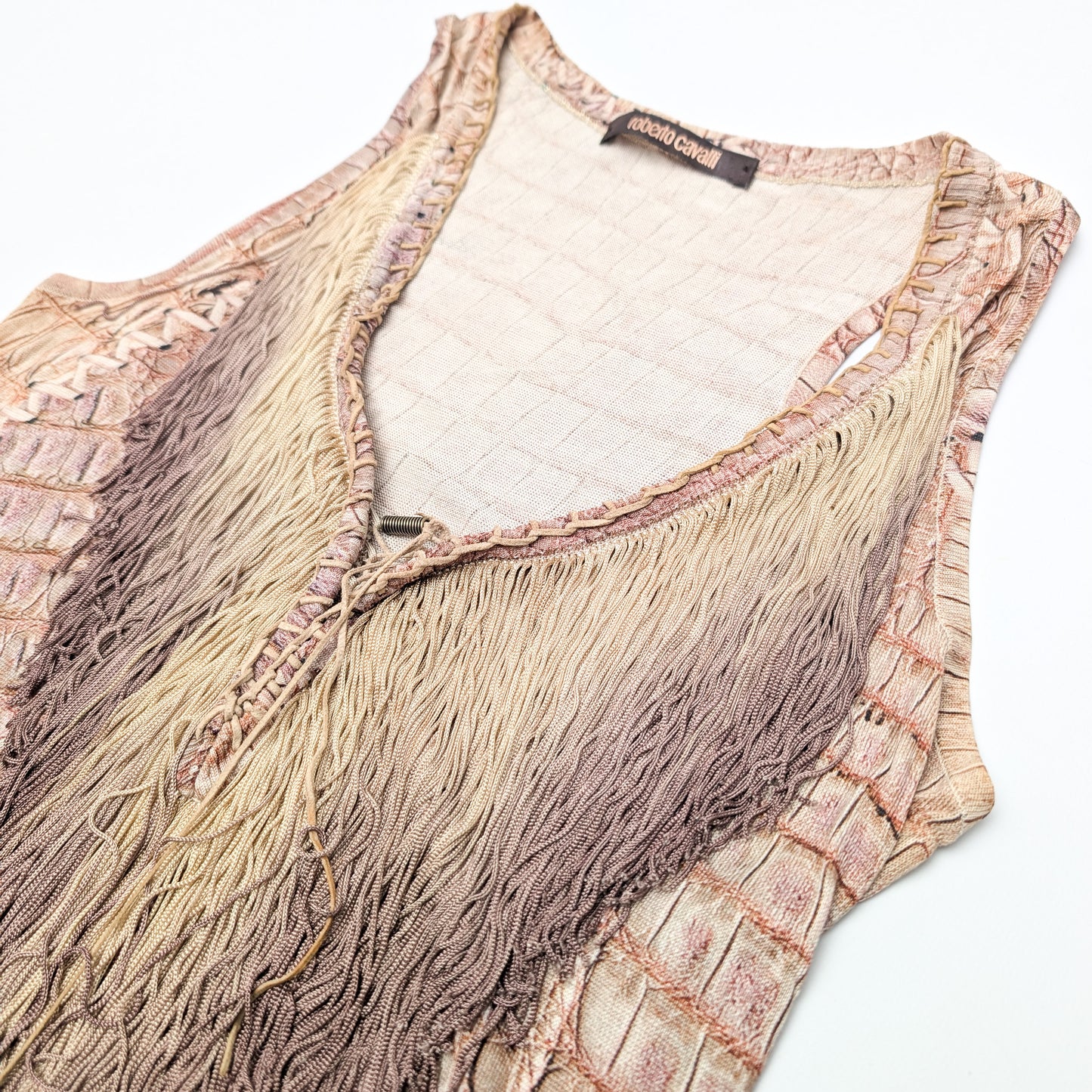 Fringe top Roberto Cavalli S/S 2011