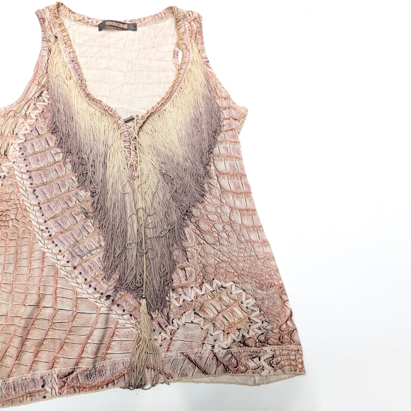 Fringe top Roberto Cavalli S/S 2011