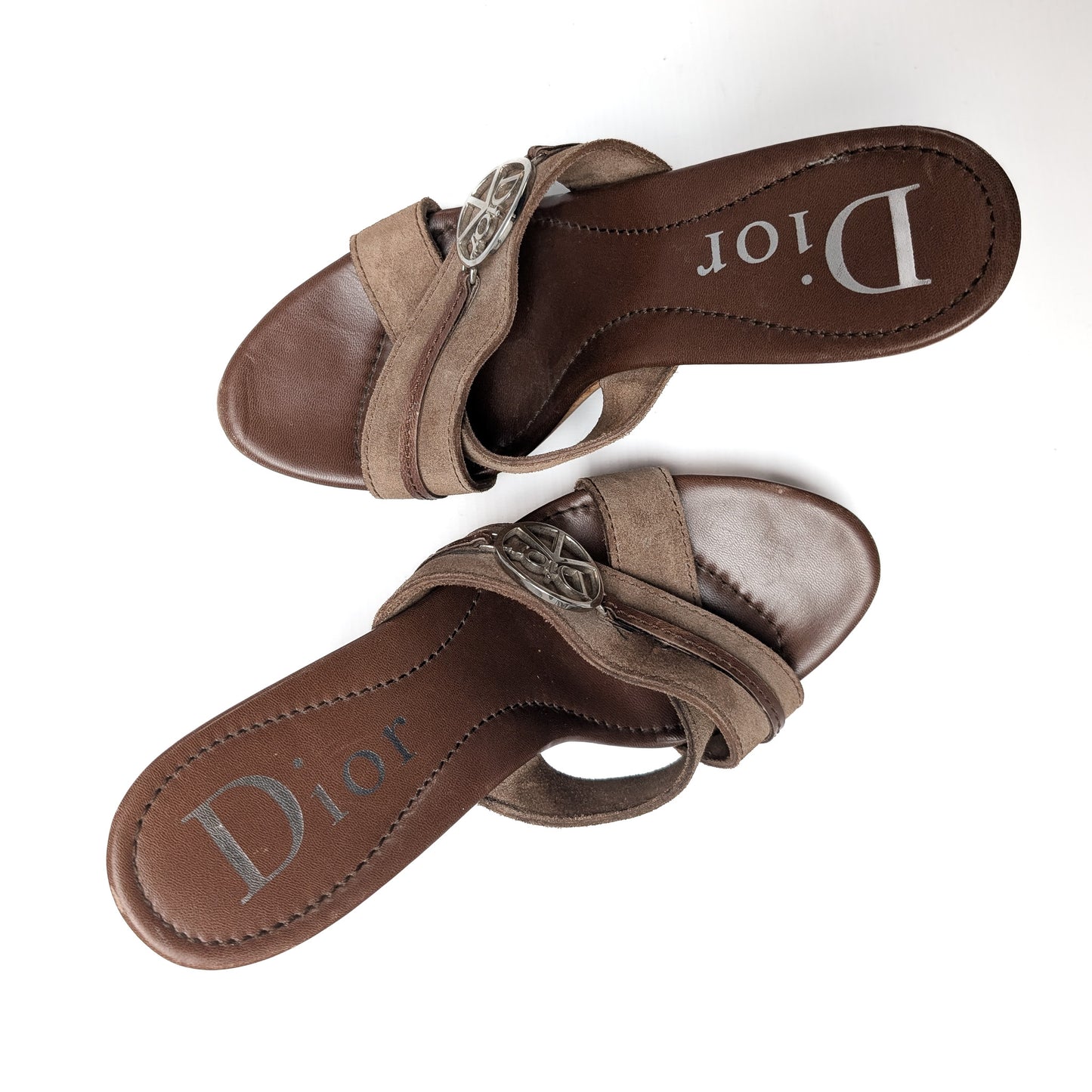 Dior mules by Galliano "Peace and Love" 2005 - EU39|UK6|US8