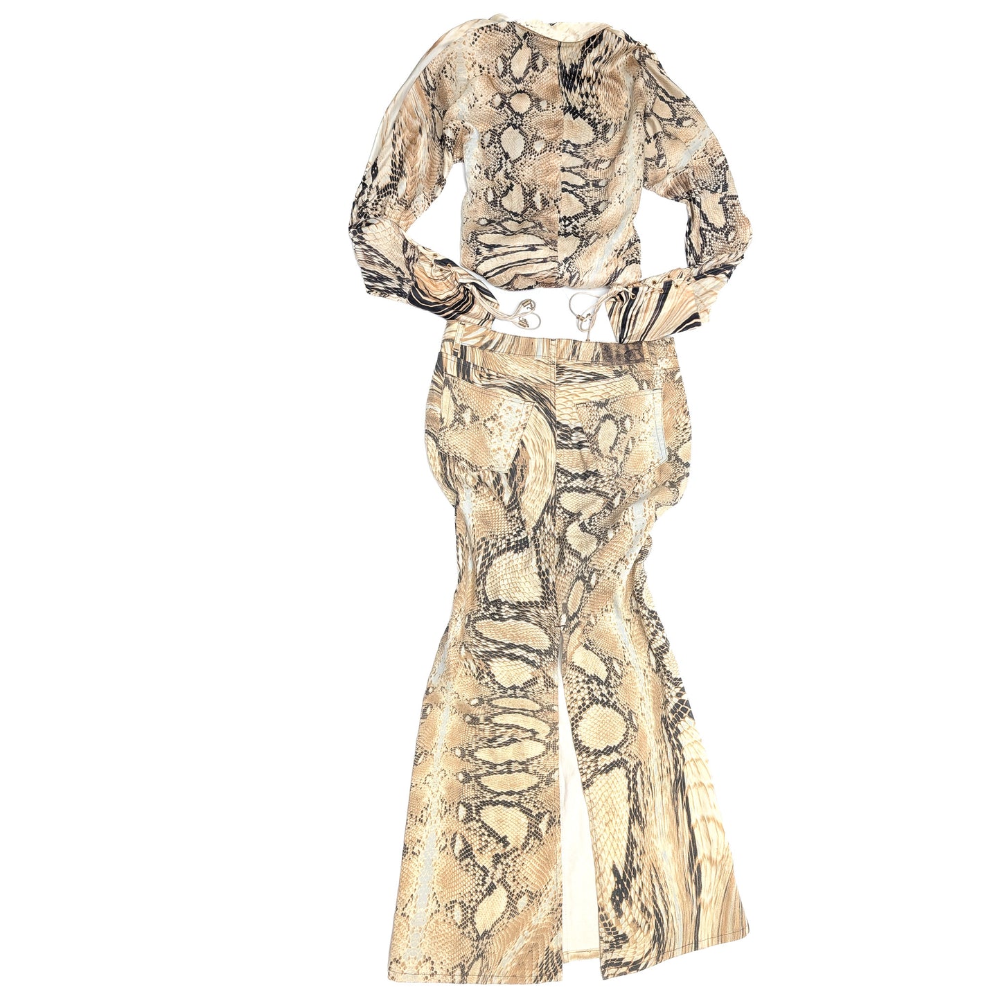 Roberto Cavalli top and skirt set