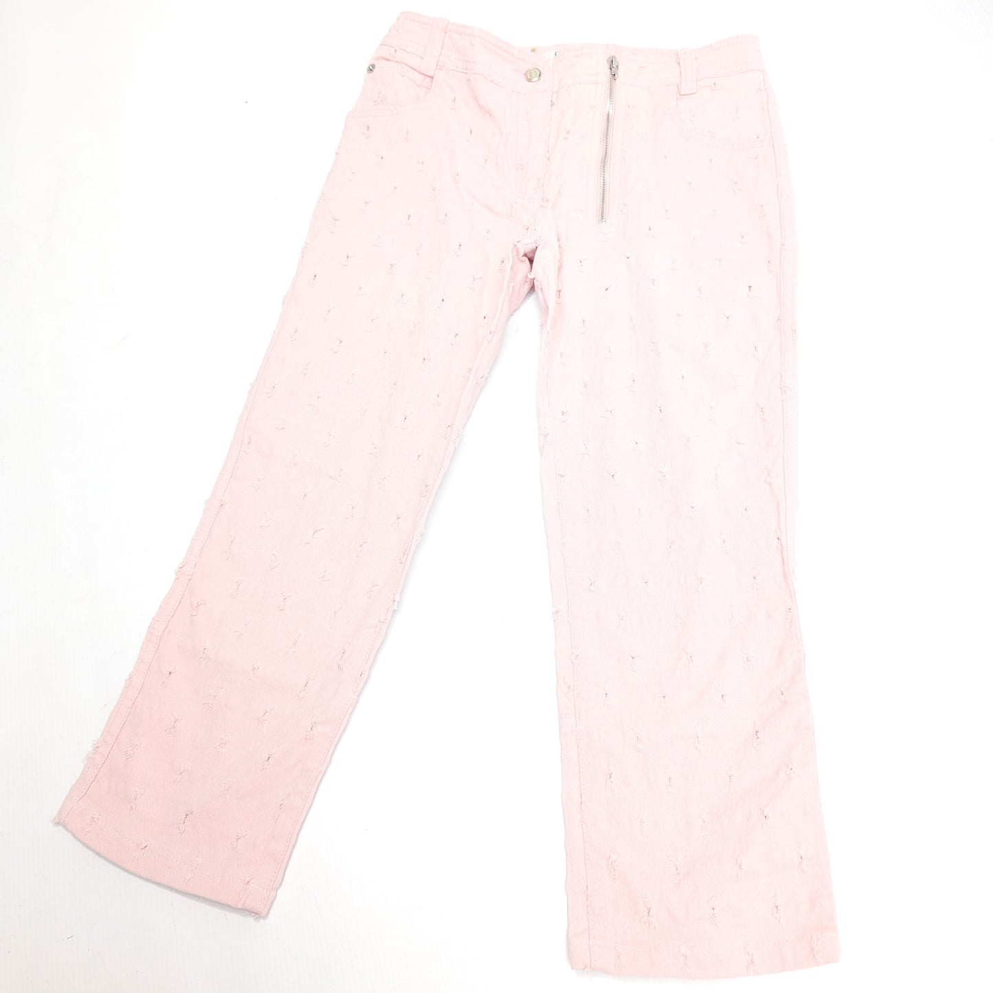 Dior by Galliano pink pique capri - S