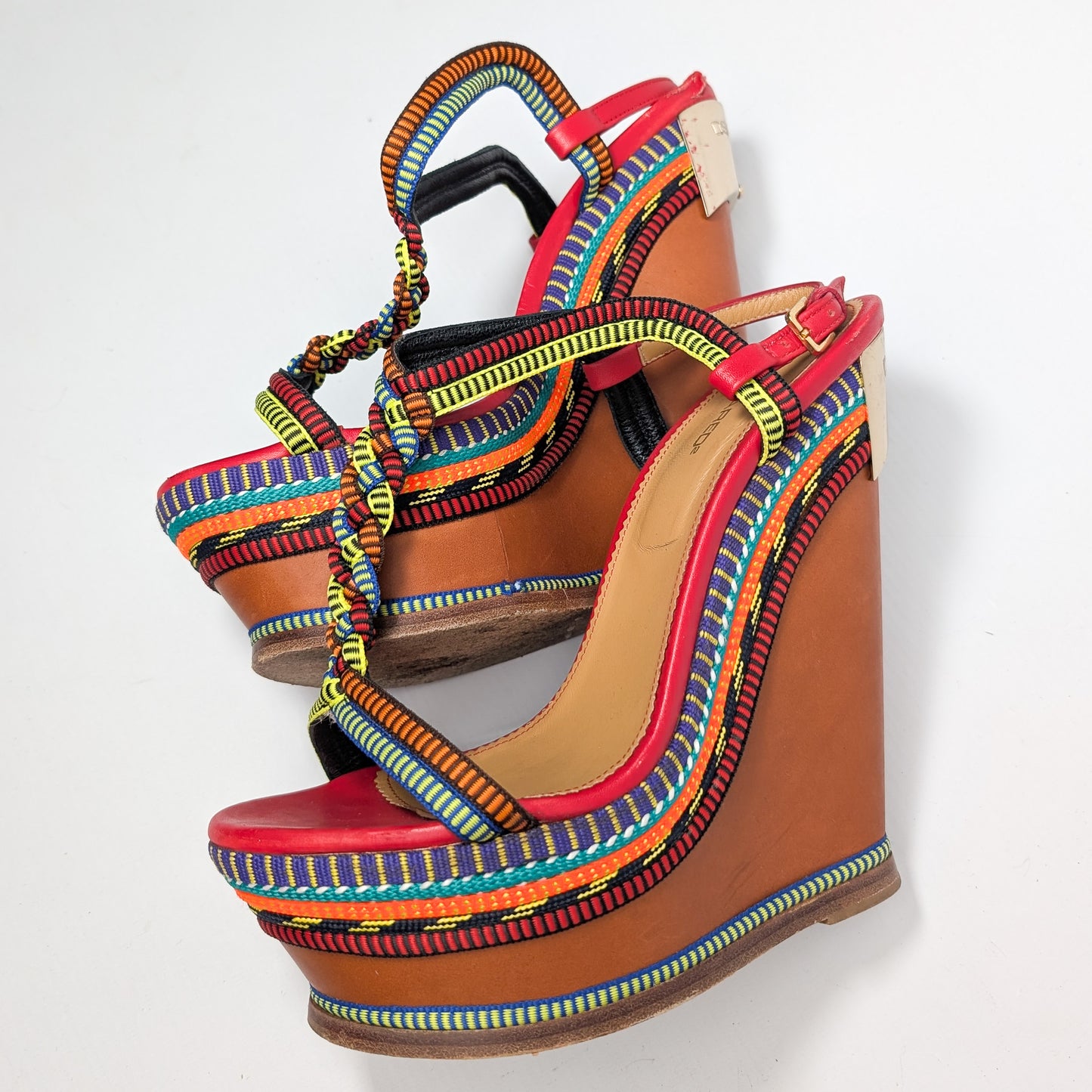 Dsquared2 Wedge Sandals - EU39|UK6|US8