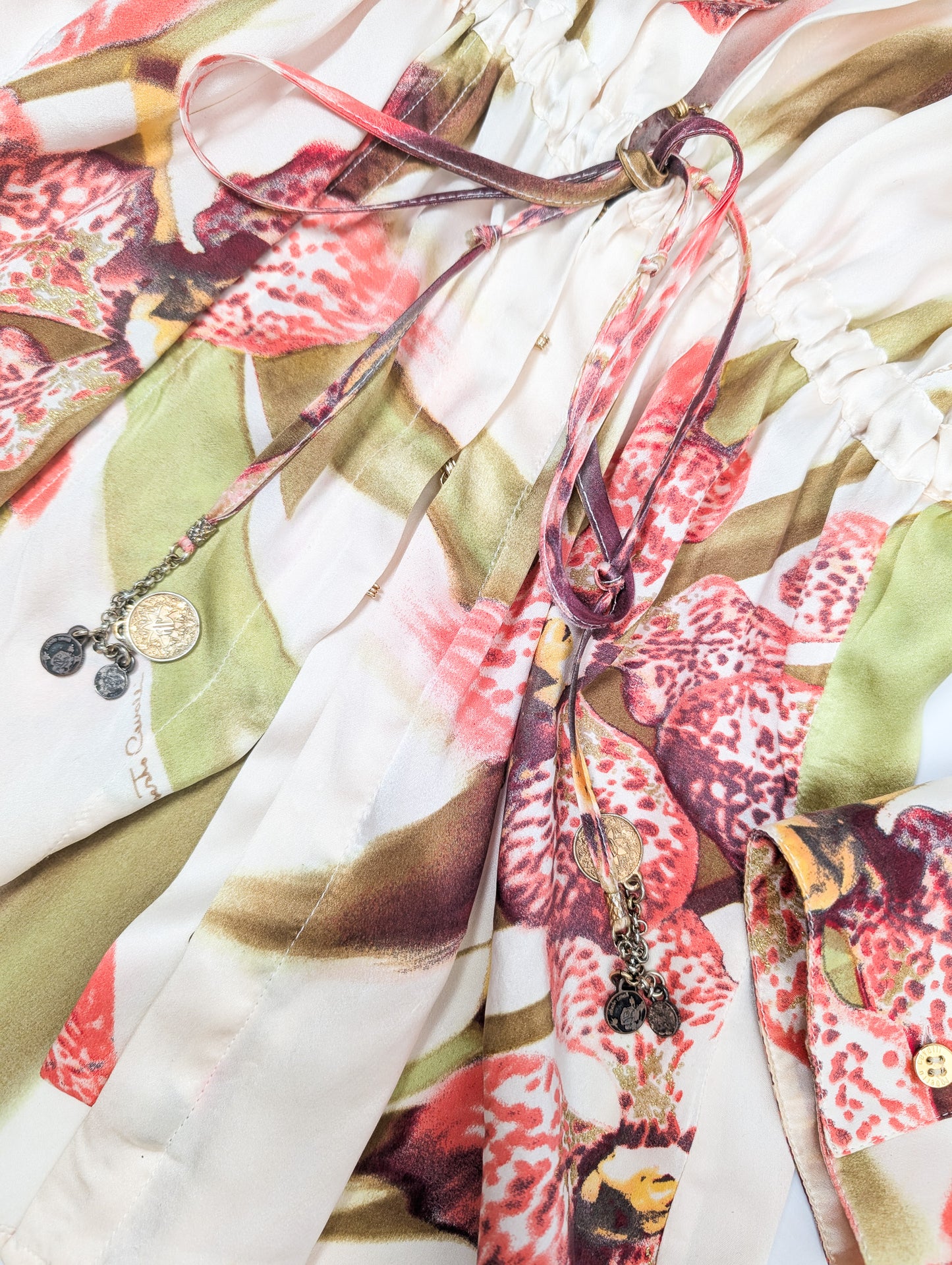 Roberto Cavalli shirt and bra set