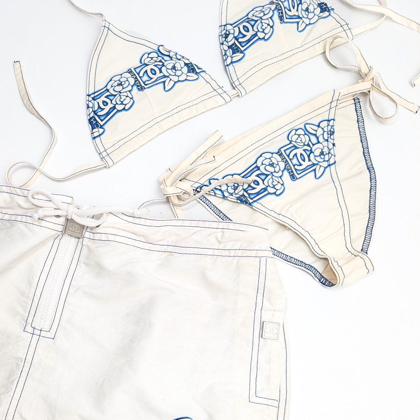 Chanel Sport Camelia Swimsuit S/S 2005