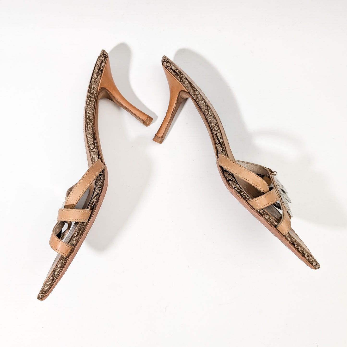 Monogram Mules Embellished with Dior Coins by Galliano - EU39|UK6|US8