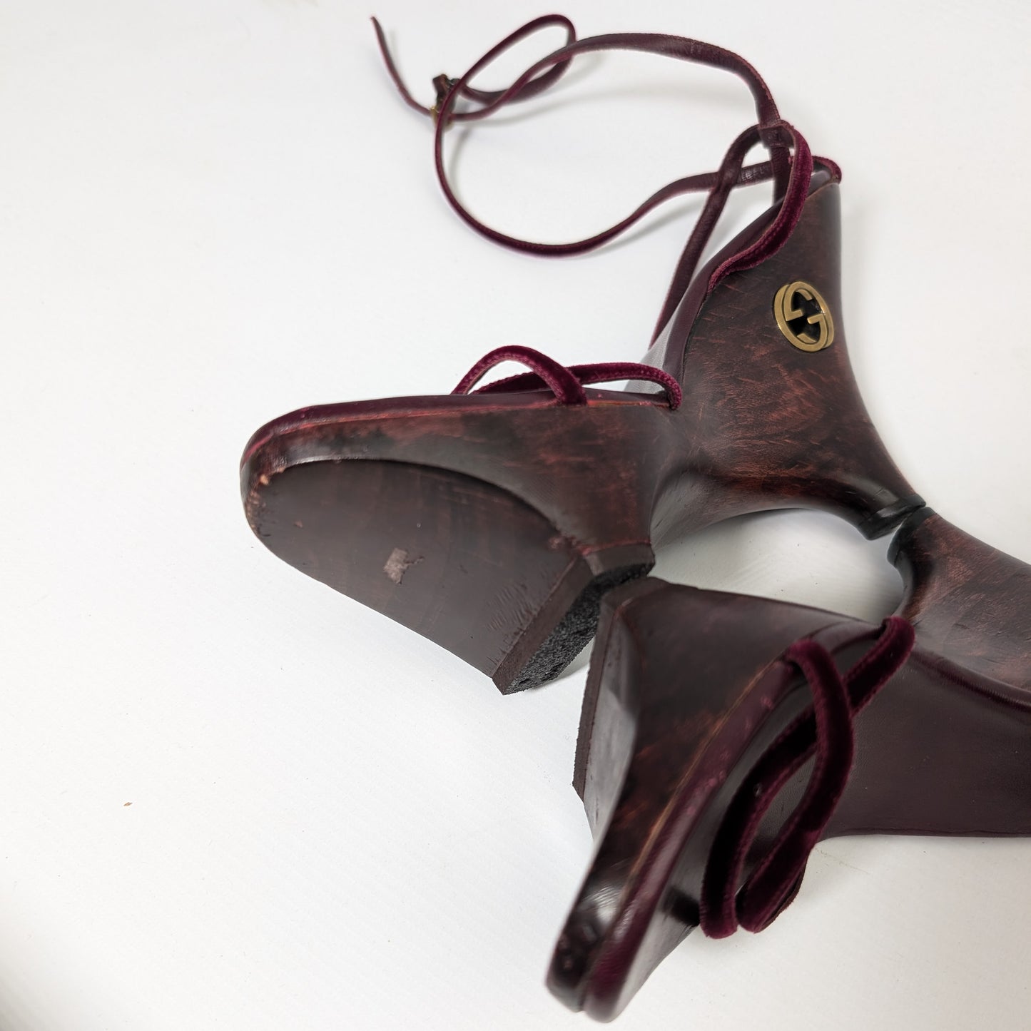 Gucci Geisha wooden sandals - EU40|7UK|9US