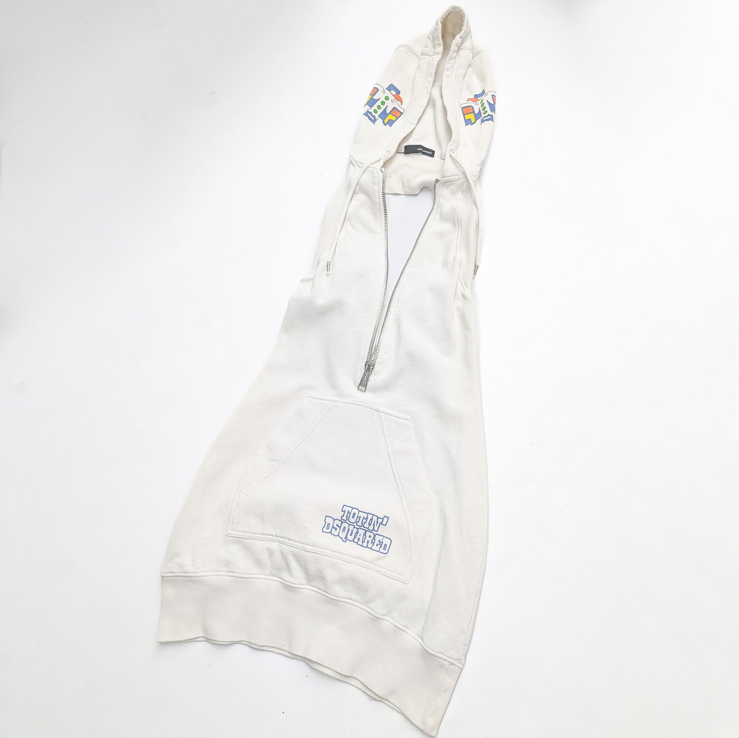 Dsquared2 backless hooded dress