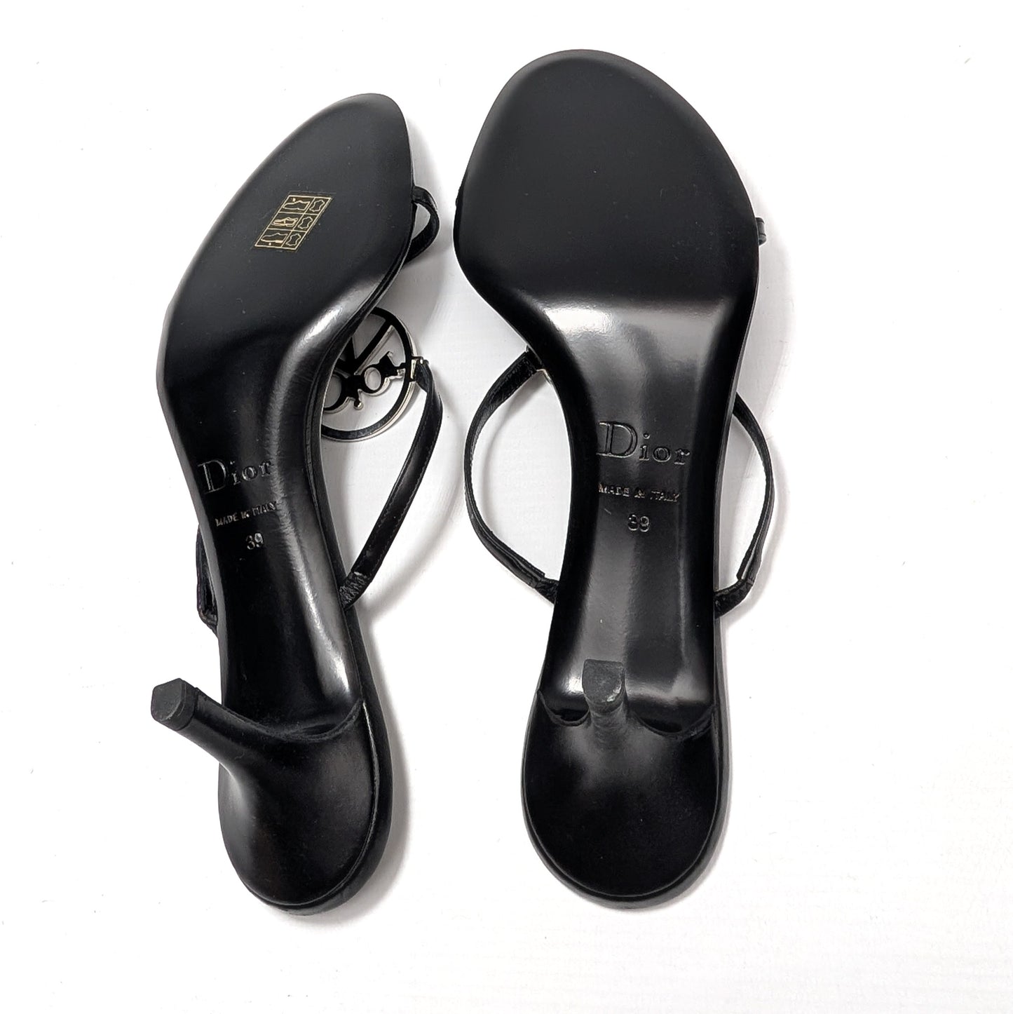 Dior mules by Galliano "Peace and Love" 2005 - EU39|UK6|US8