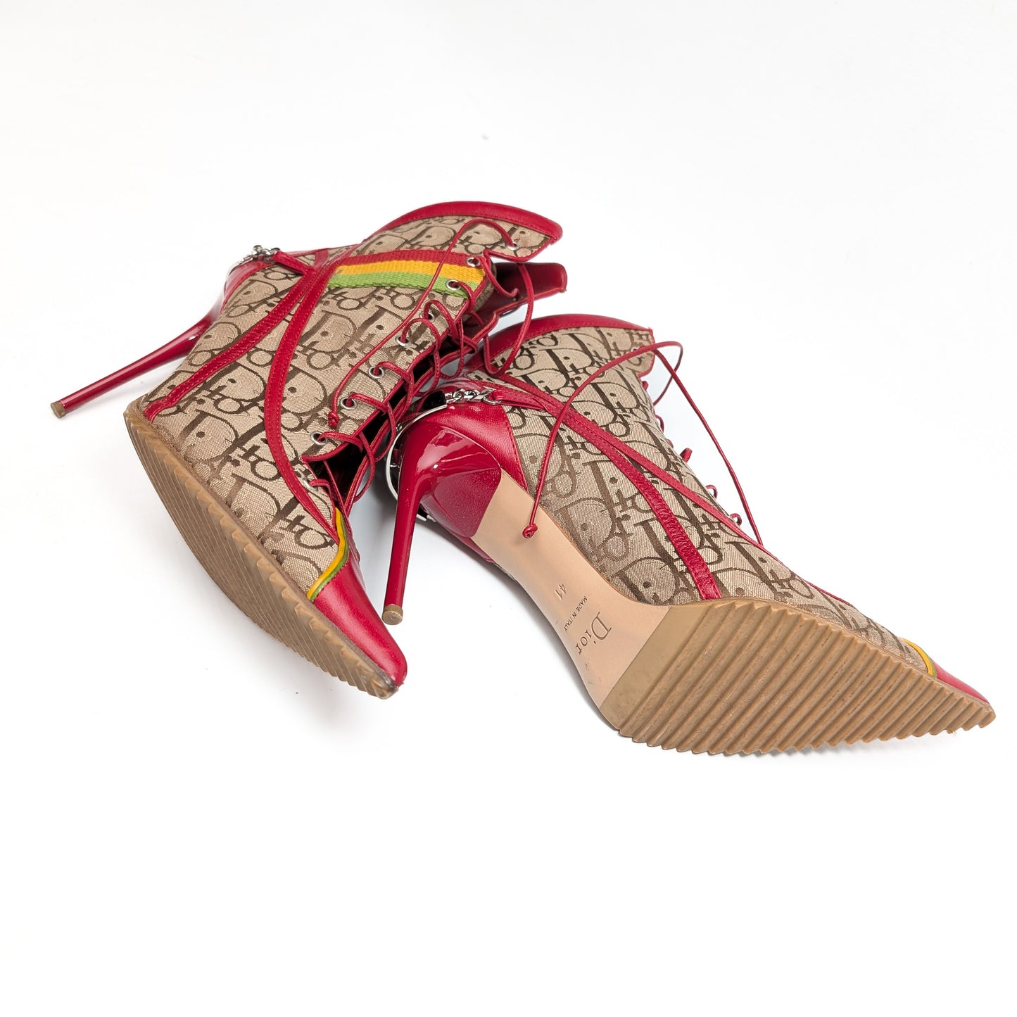 Dior Rasta ankle boots by Galliano 2003 - EU41|UK8|US10