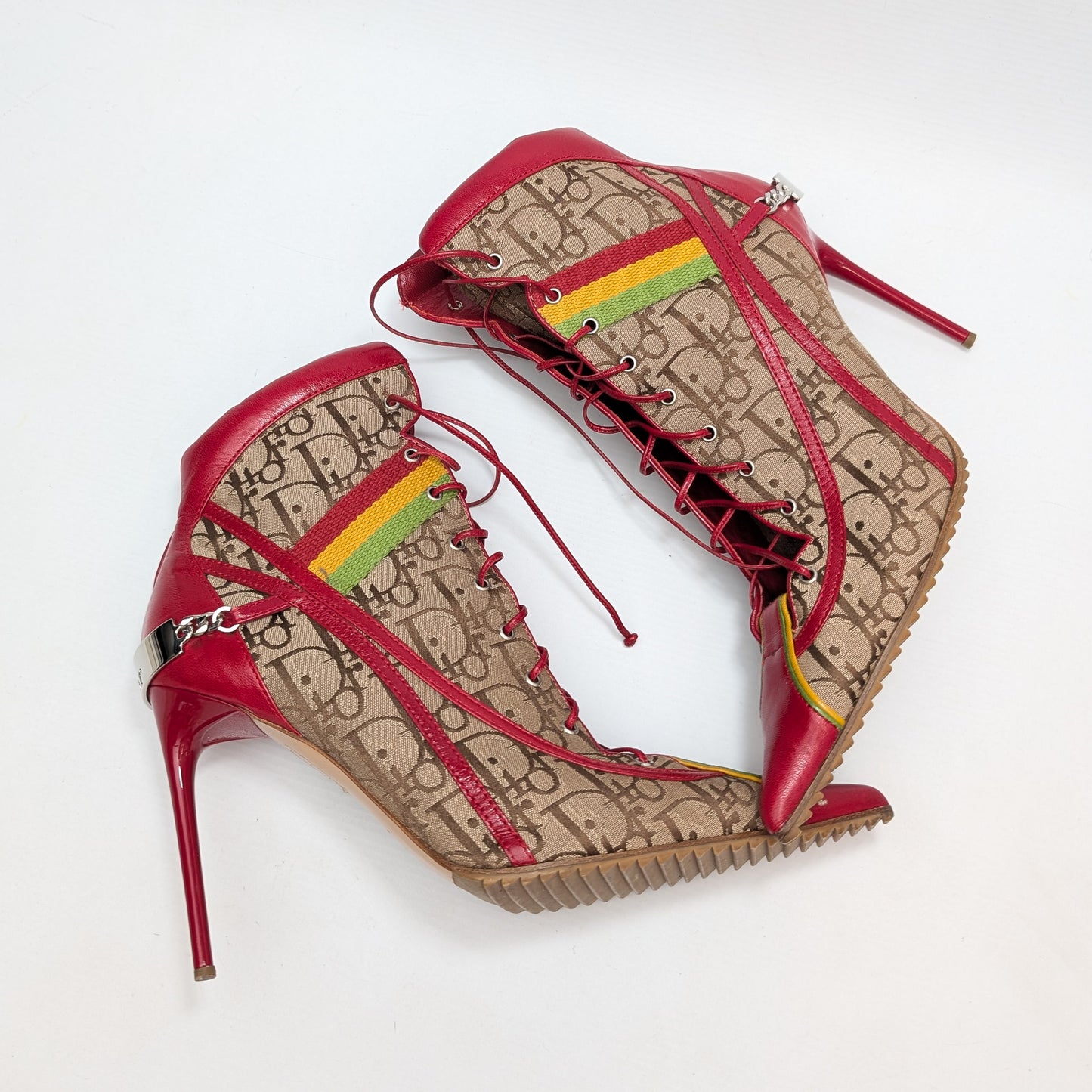 Dior Rasta ankle boots by Galliano 2003 - EU41|UK8|US10