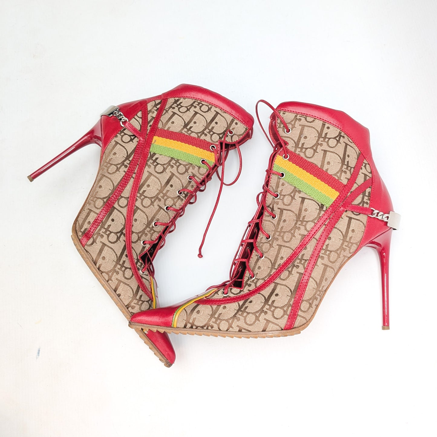 Dior Rasta ankle boots by Galliano 2003 - EU41|UK8|US10