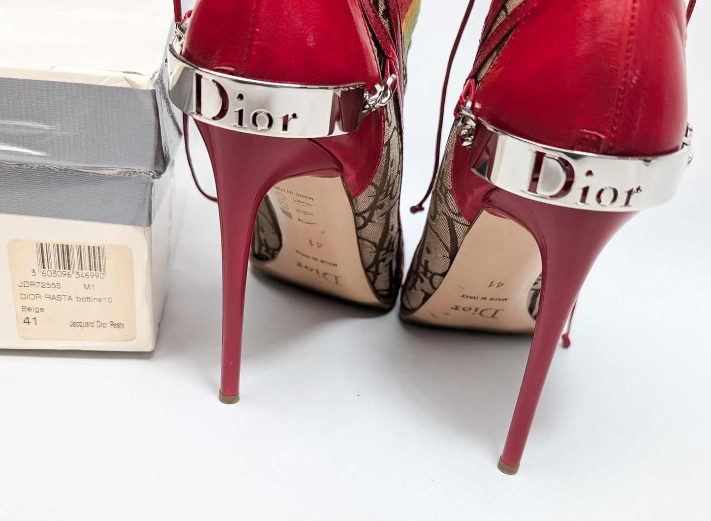 Dior Rasta ankle boots by Galliano 2003 - EU41|UK8|US10