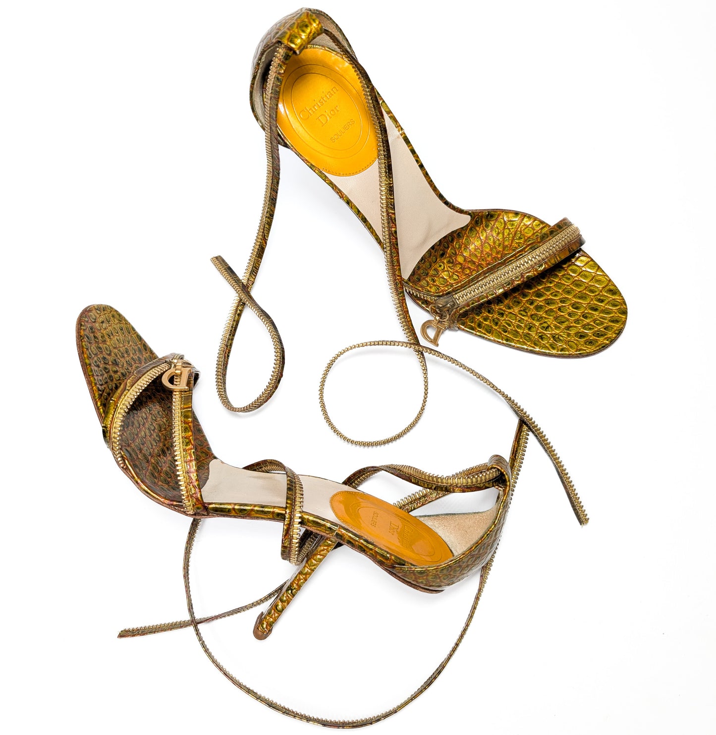 Dior python sandals by Galliano - EU38.5|UK5.5|US7.5