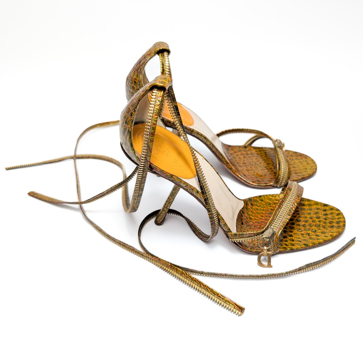 Dior python sandals by Galliano - EU38.5|UK5.5|US7.5