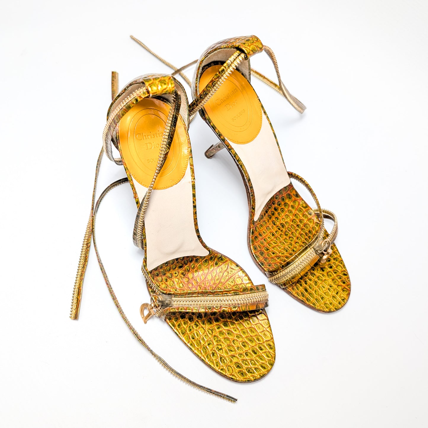 Dior python sandals by Galliano - EU38.5|UK5.5|US7.5