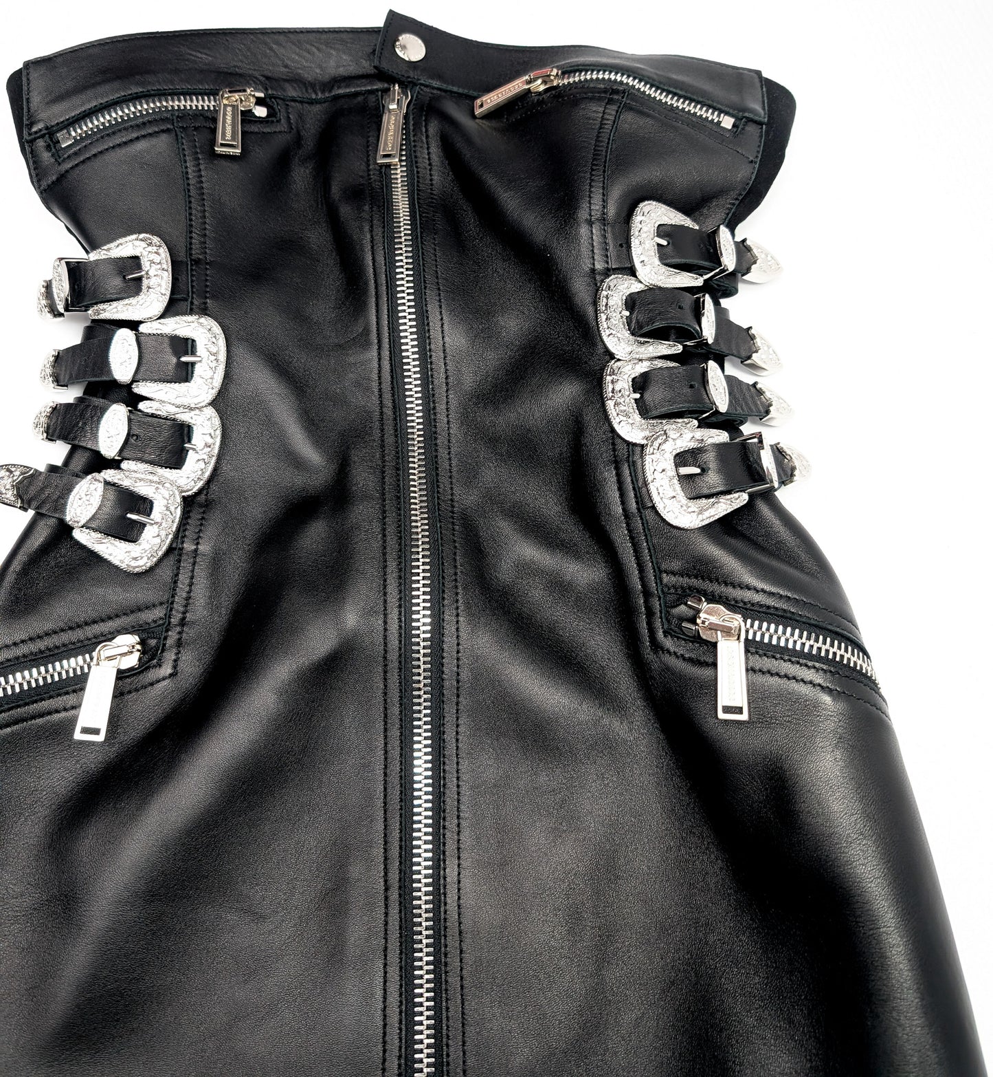 Gothika leather dress by Dsquared2, Spring/Summer 2018