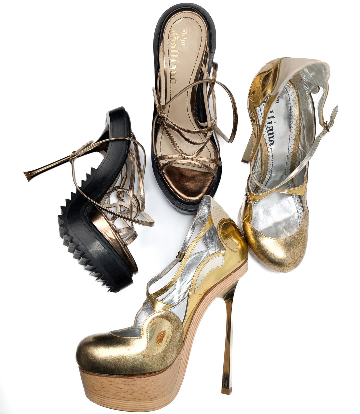 John Galliano platform sandals - EU37|UK4|US6