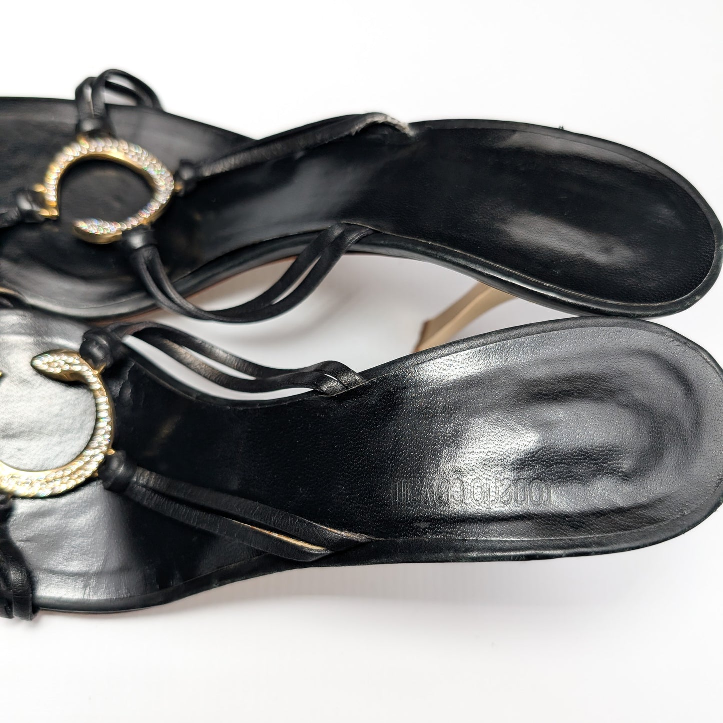 Roberto Cavalli jeweled mules - EU38|UK5|US6
