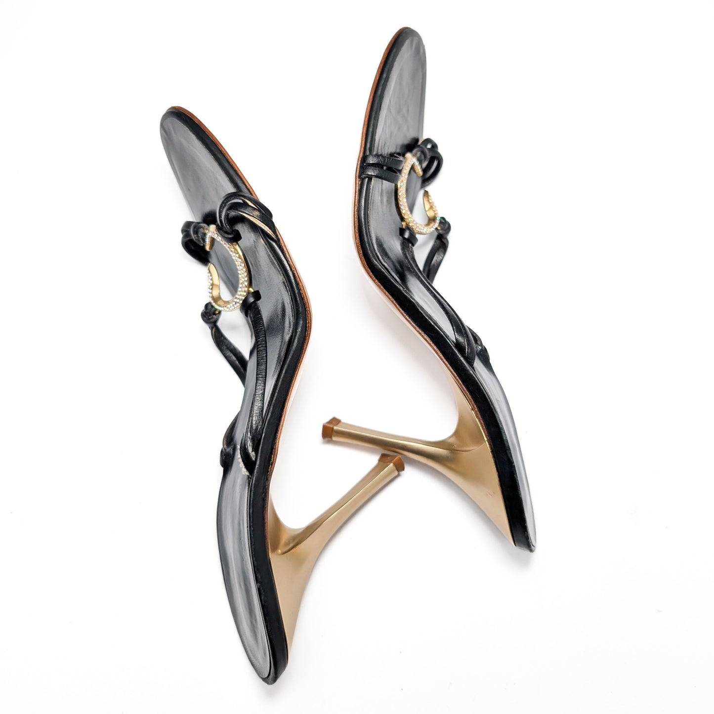 Roberto Cavalli jeweled mules - EU38|UK5|US6