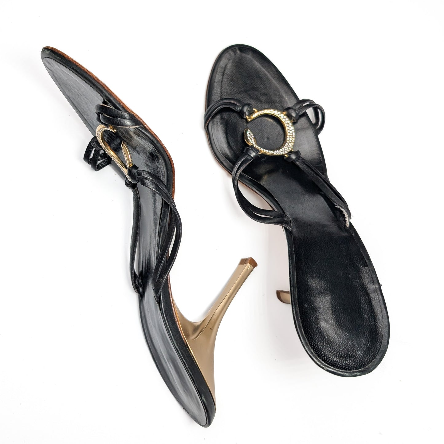 Roberto Cavalli jeweled mules - EU38|UK5|US6